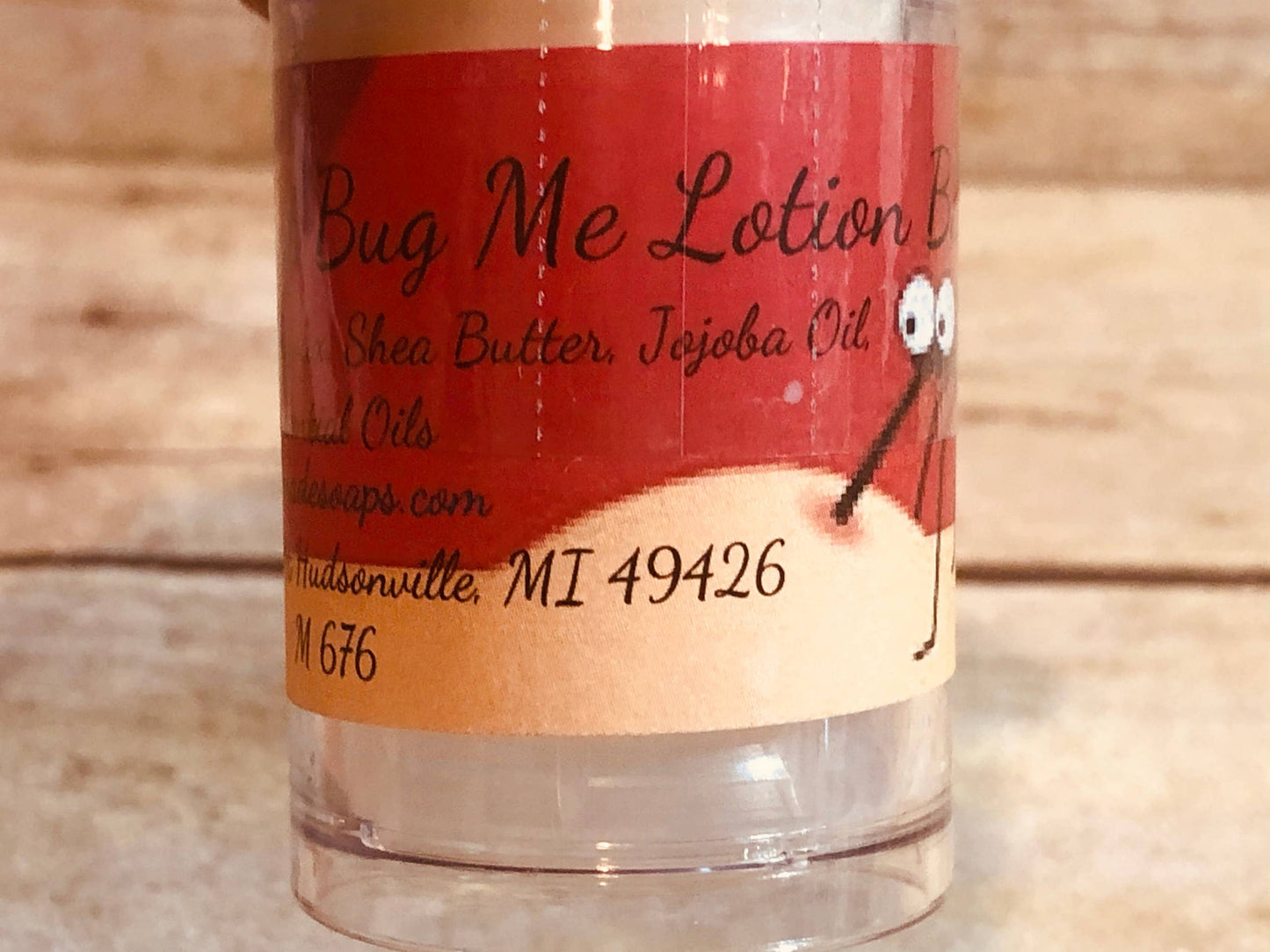 Don't Bug Me Lotion Bar In A Pushup Tube - natural bug repellant gift