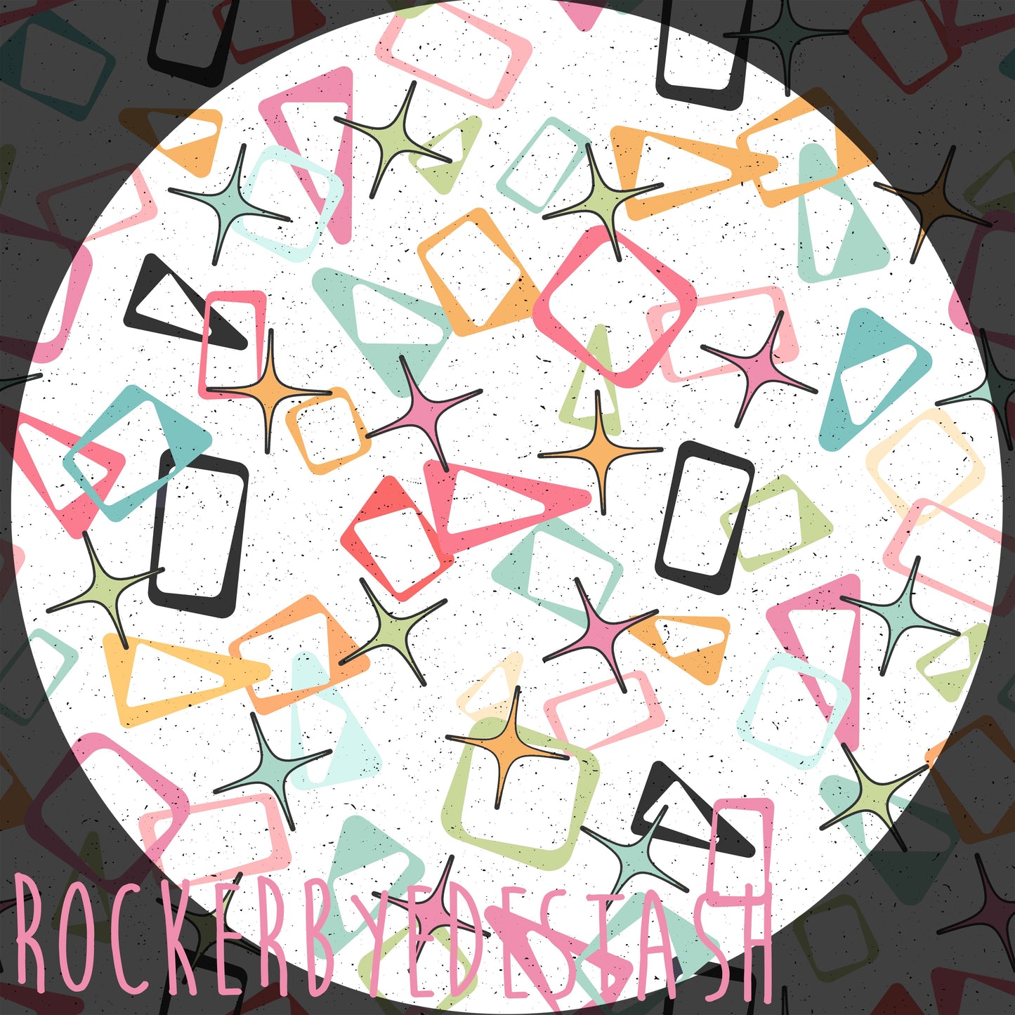 Squish Round AAA - Prints Retro Rascals, Skeletons, Smiley Retail Fabric