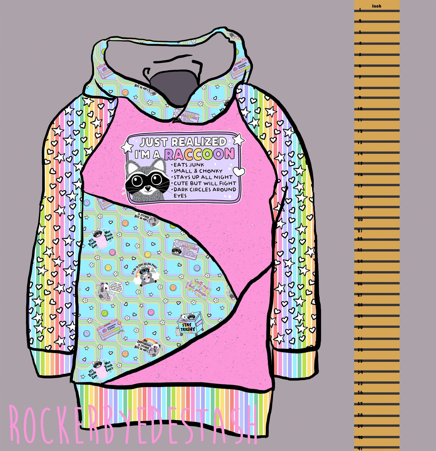 Poly Rib Knit Round AAA - Prints Retro Rascals, Skeletons, Smiley Retail Fabric
