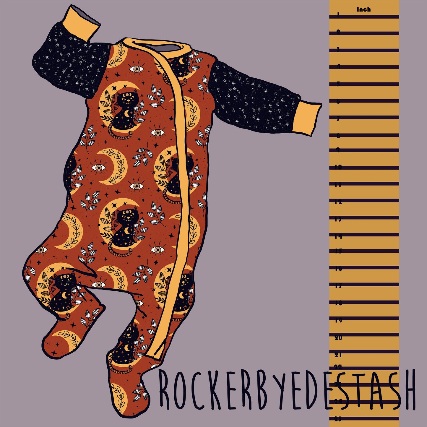 Minky - Round BBB Halloween Skeleton Tarot Retail Fabric Round