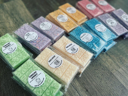 Custom Wax Melts SNAP BARS by LIVE love Wax Co Co Sew or Die, Sloth, Tight shipwreck & Donut Worry and more Retail Swag