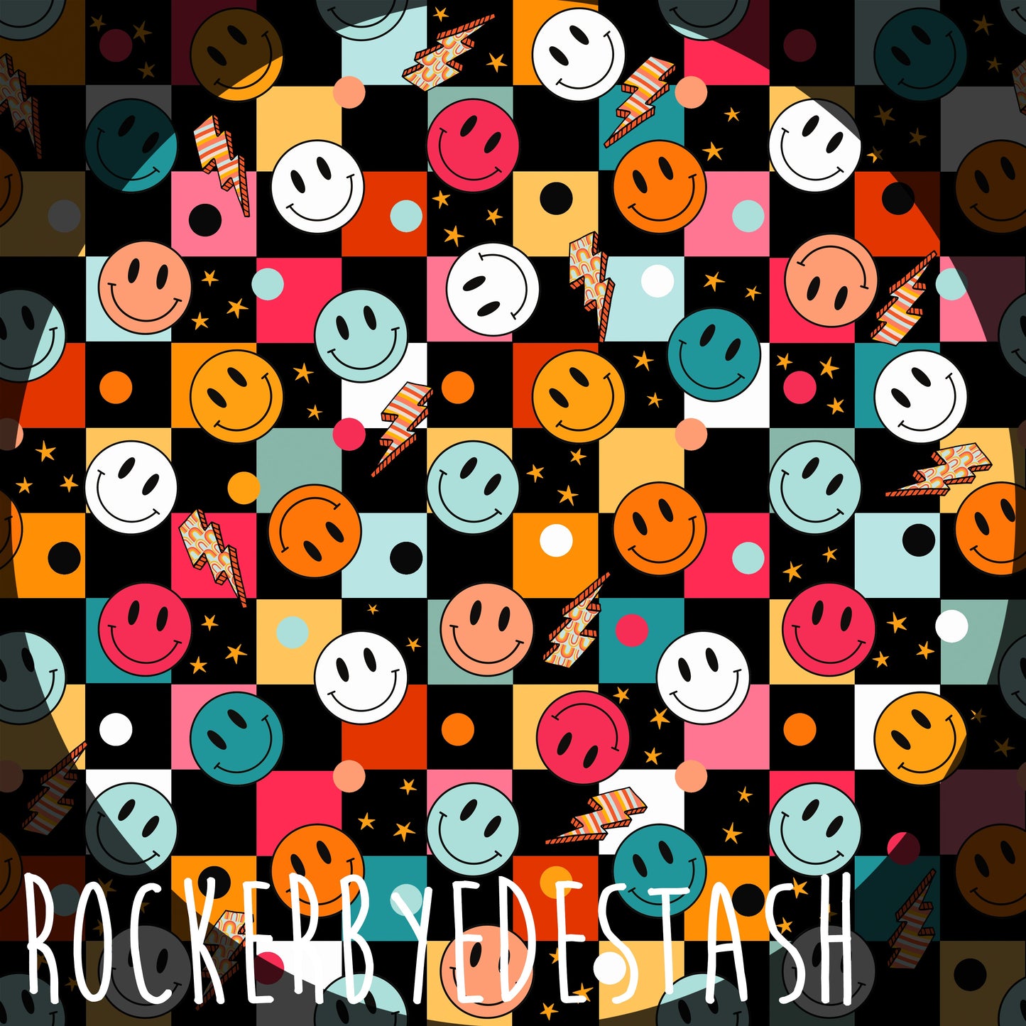 Squish Round AAA - Prints Retro Rascals, Skeletons, Smiley Retail Fabric