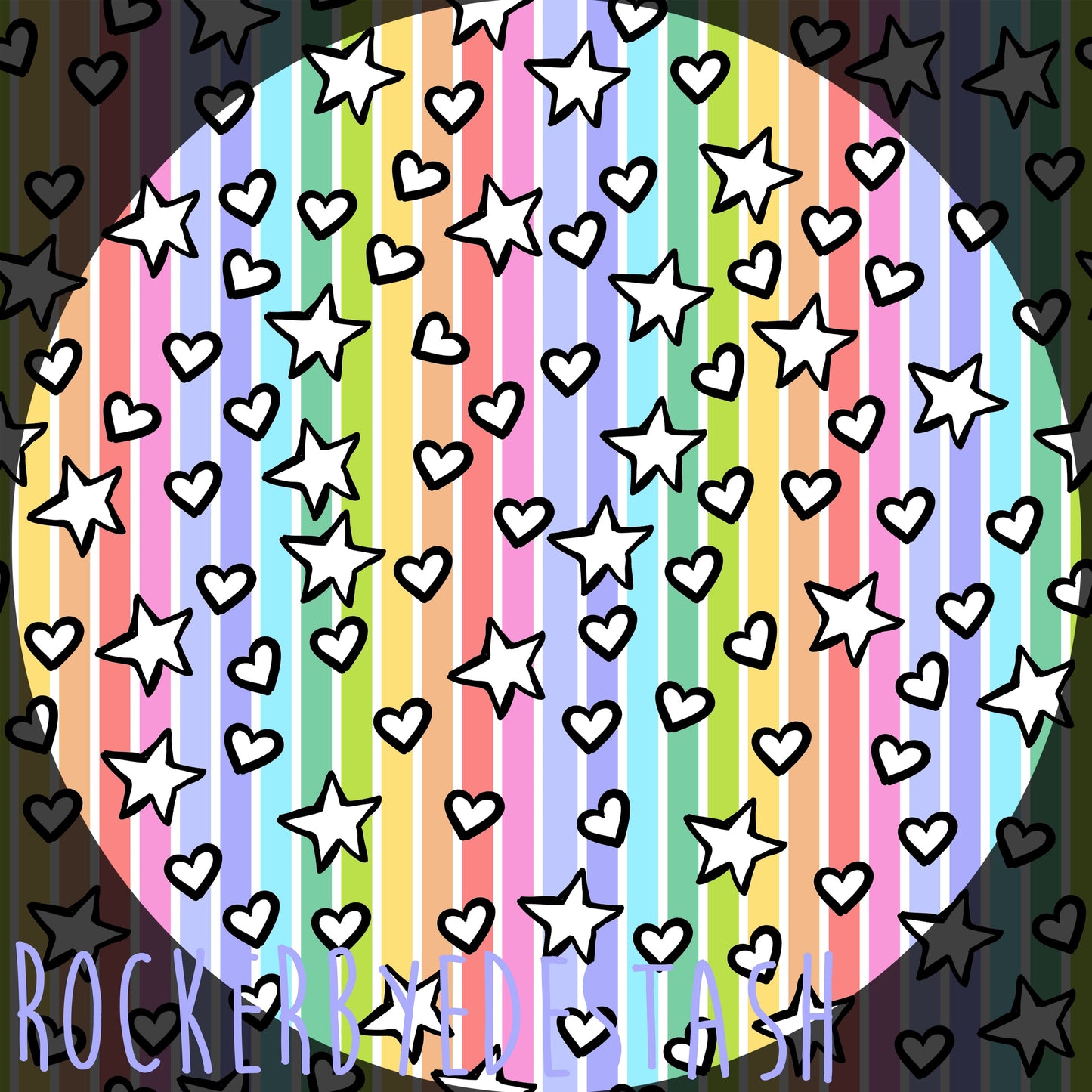 Squish Round AAA - Prints Retro Rascals, Skeletons, Smiley Retail Fabric