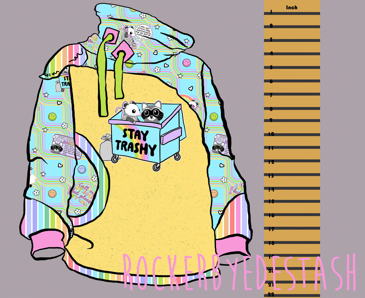 Squish Round AAA - Prints Retro Rascals, Skeletons, Smiley Retail Fabric