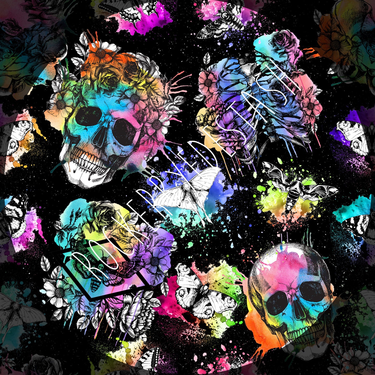 Squish Round AAA - Prints Retro Rascals, Skeletons, Smiley Retail Fabric