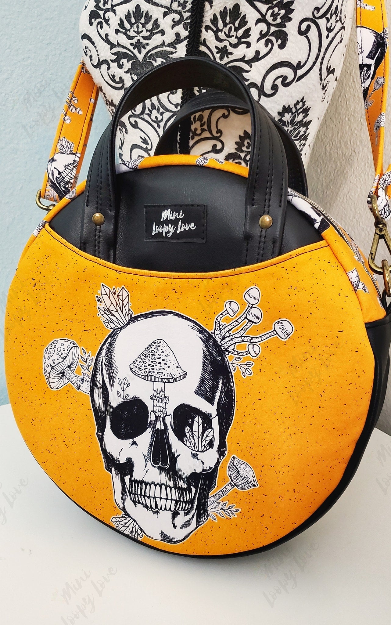 Cotton Lycra Panels - Round OO - Kid & Adult size - Skulls & Mushroom, Magic Forest, Wilderness & Hedgehog panels Retail Fabric