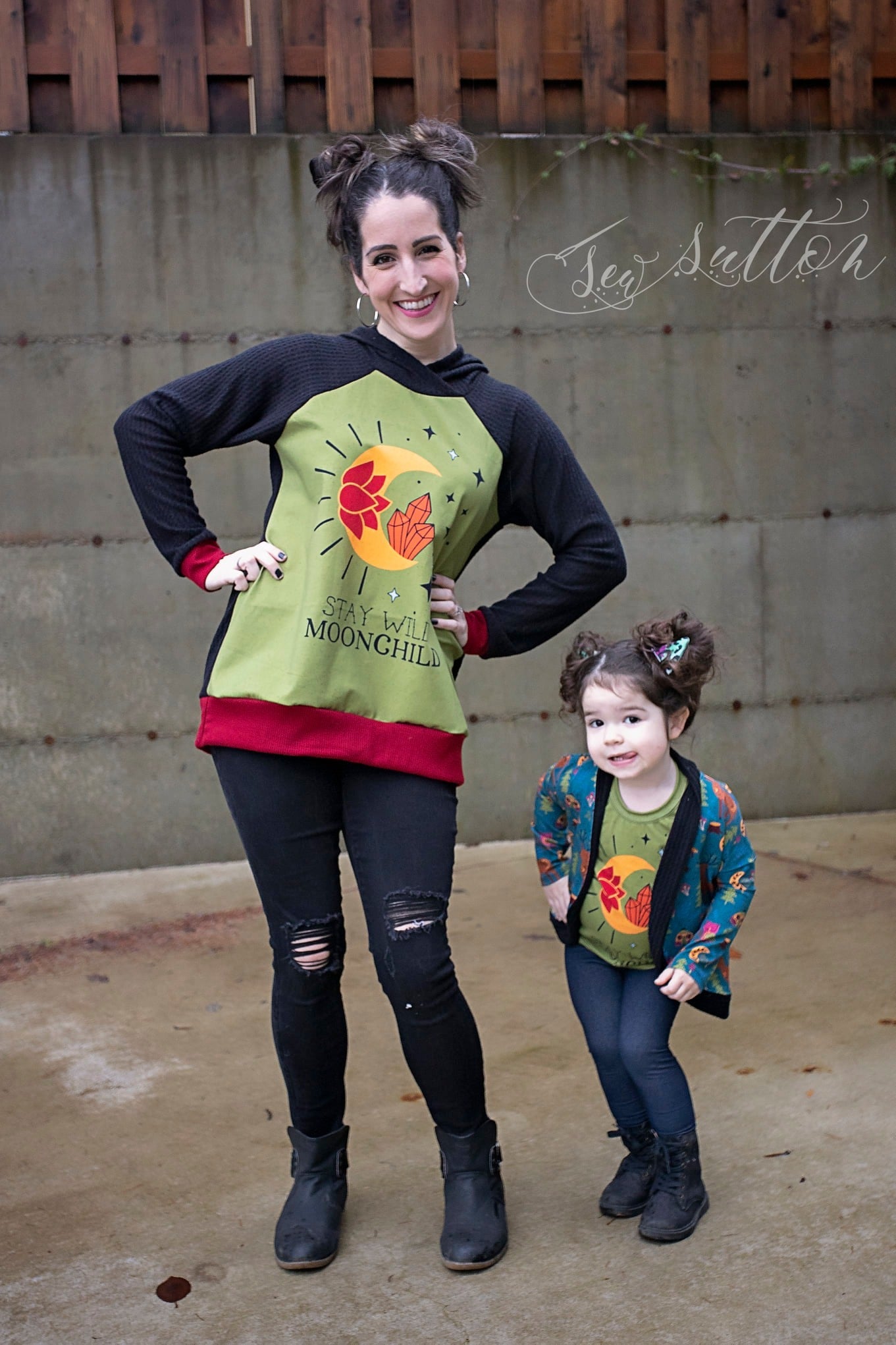 Cotton Lycra Panels - Round OO - Kid & Adult size - Skulls & Mushroom, Magic Forest, Wilderness & Hedgehog panels Retail Fabric