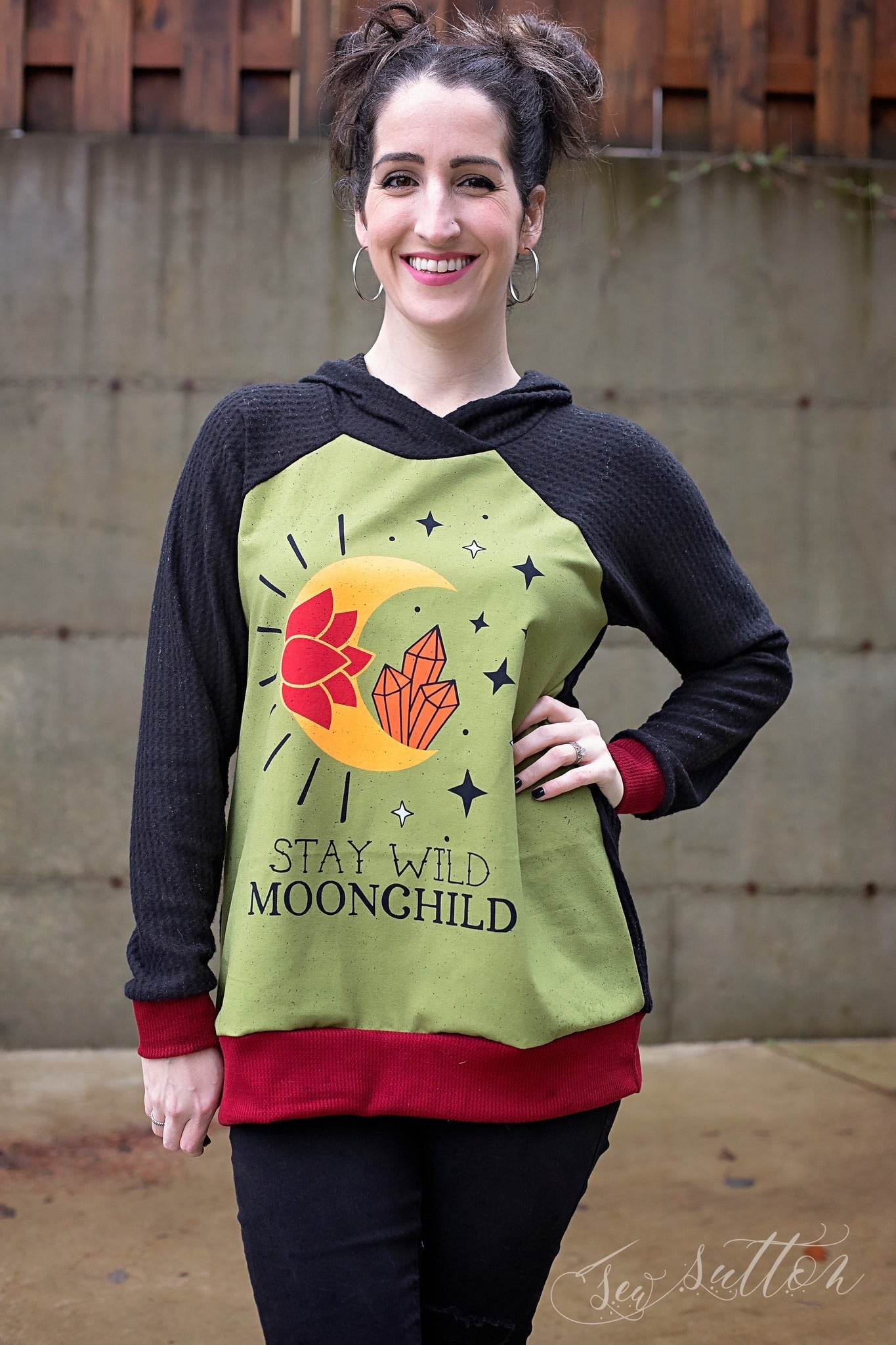 Cotton Lycra Panels - Round OO - Kid & Adult size - Skulls & Mushroom, Magic Forest, Wilderness & Hedgehog panels Retail Fabric