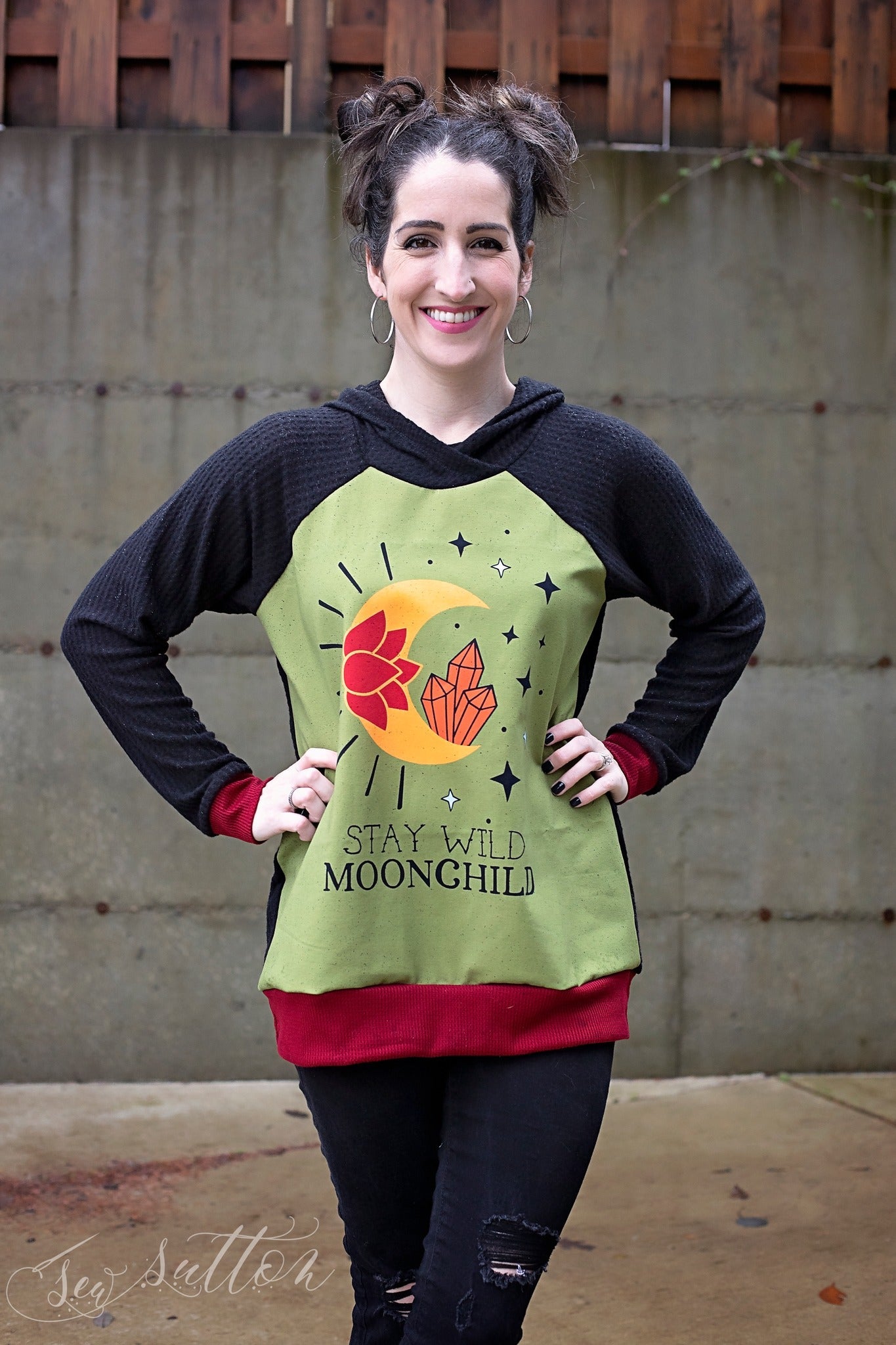 Cotton Lycra Panels - Round OO - Kid & Adult size - Skulls & Mushroom, Magic Forest, Wilderness & Hedgehog panels Retail Fabric