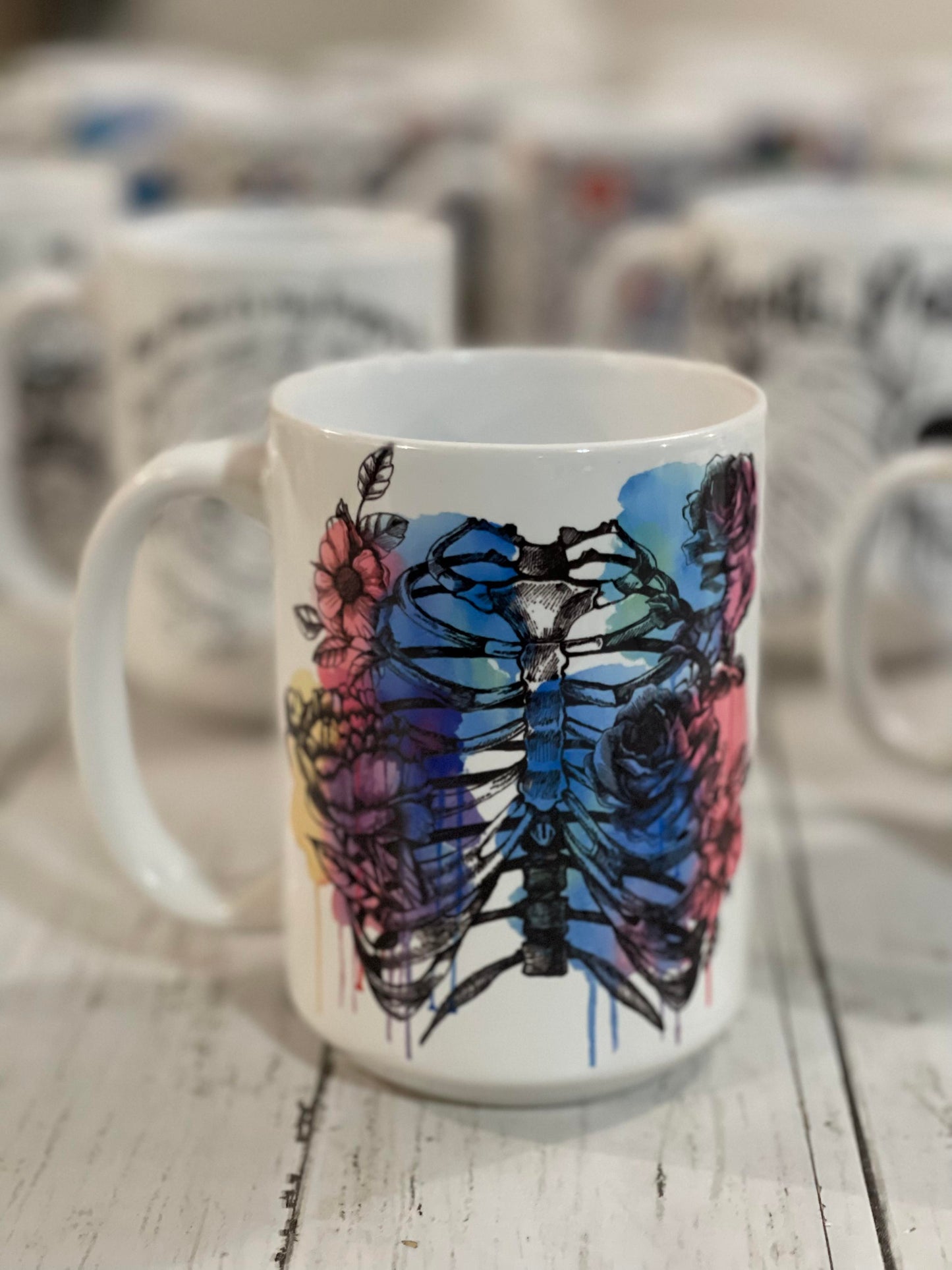 MADE TO ORDER Mugs Ceramic - 11 or 15 ounce - You choose design - Retail swag