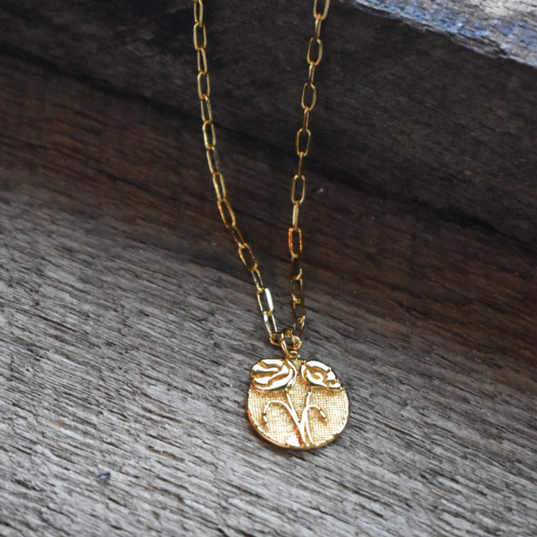 dec Journee Birth Flower Necklace by jovee - gift jewelry