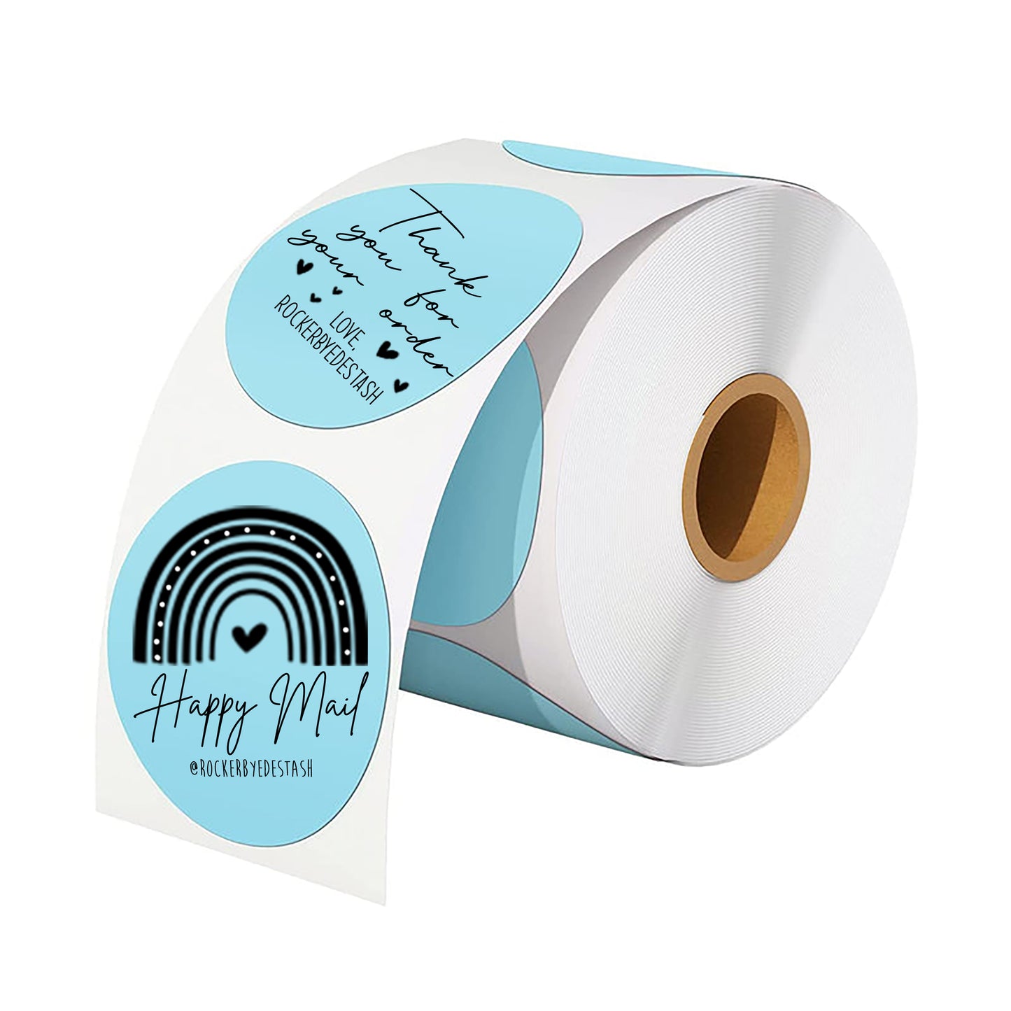 Custom CIRCLE Thermal Stickers - Choose your design and color - Sticker Swag