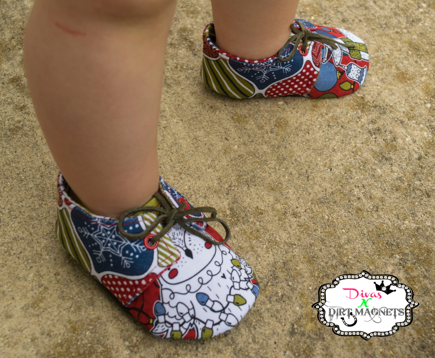 French Terry - Round TT Holiday Winter Fall and Rerun Prints Retail