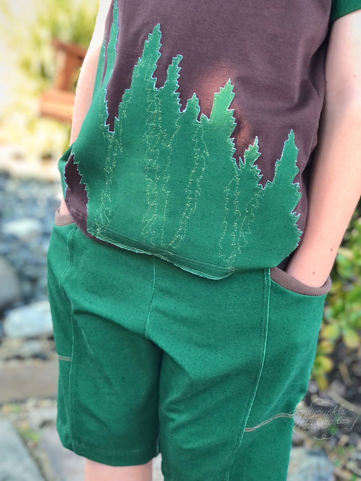 Cotton Lycra - Gritty Zombies and Solids - Retail Fabric