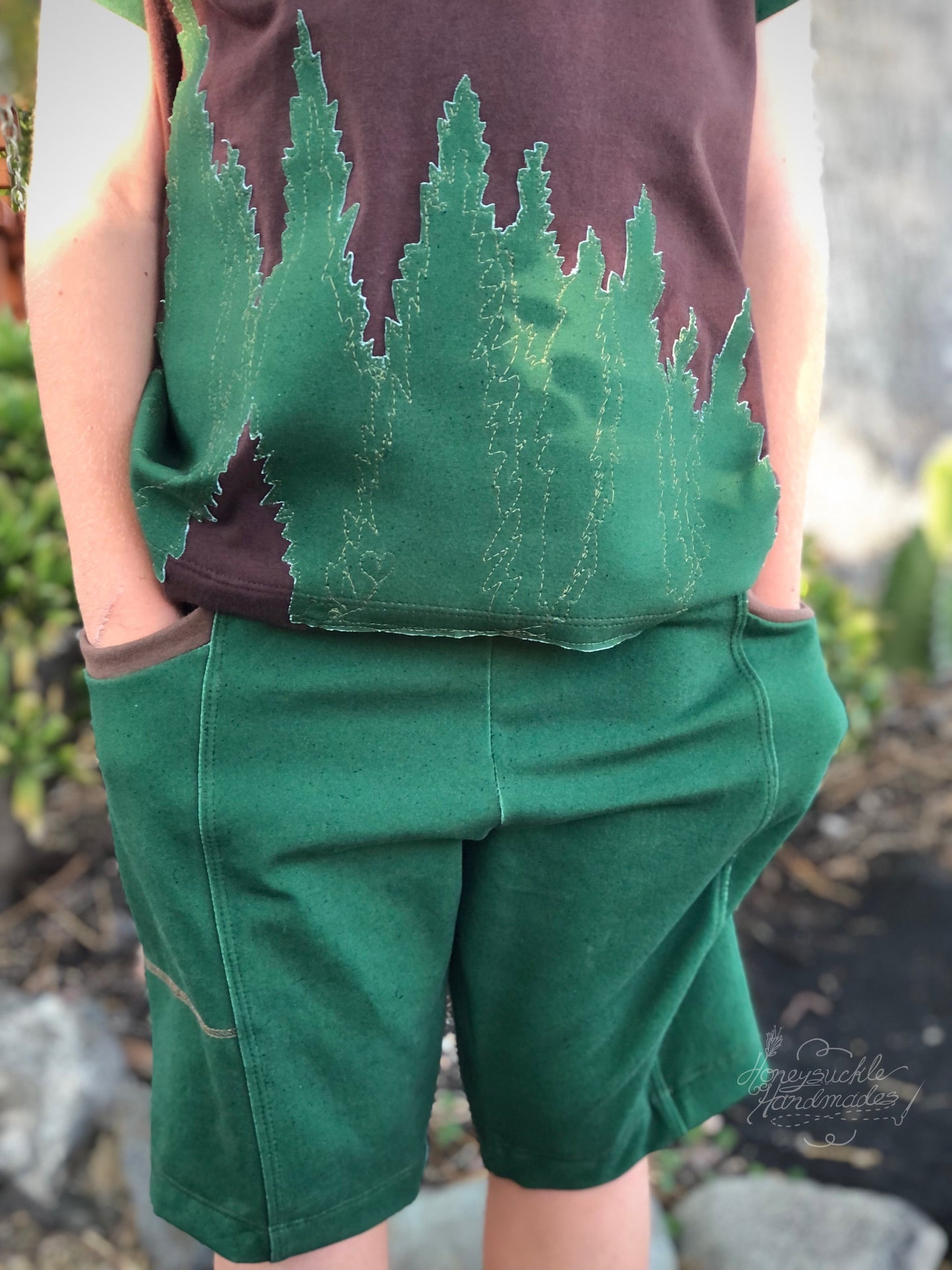 Cotton Lycra - Gritty Zombies and Solids - Retail Fabric