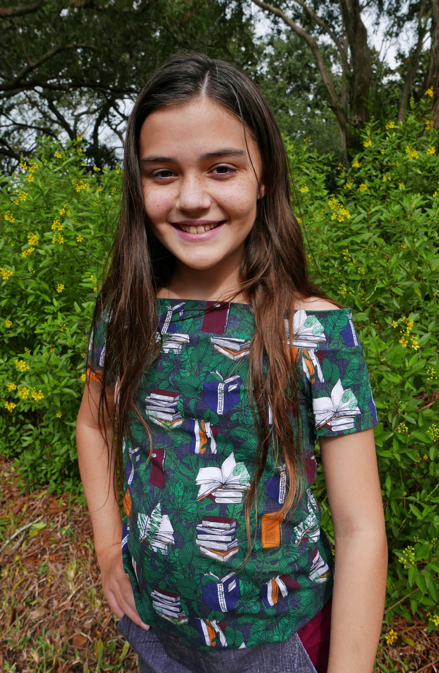 Cotton Lycra - Retail Fabric Round PP - Spring Skeletons with Succulent and Monstera Skull rerun