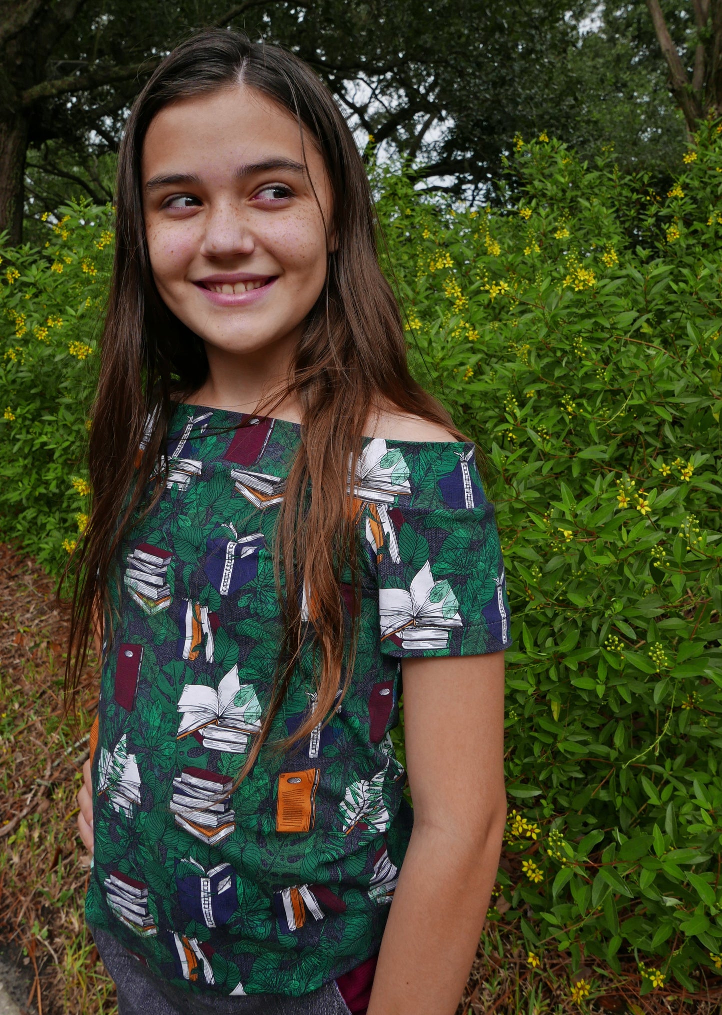 Athletic Sport Lycra - Retail Fabric Round PP - Spring Skeletons with Succulent and Monstera Skull rerun