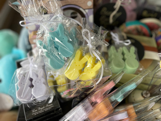 Light Blue Easter Rabbit Candy Soaps by Plunk Soap Company - bath gift