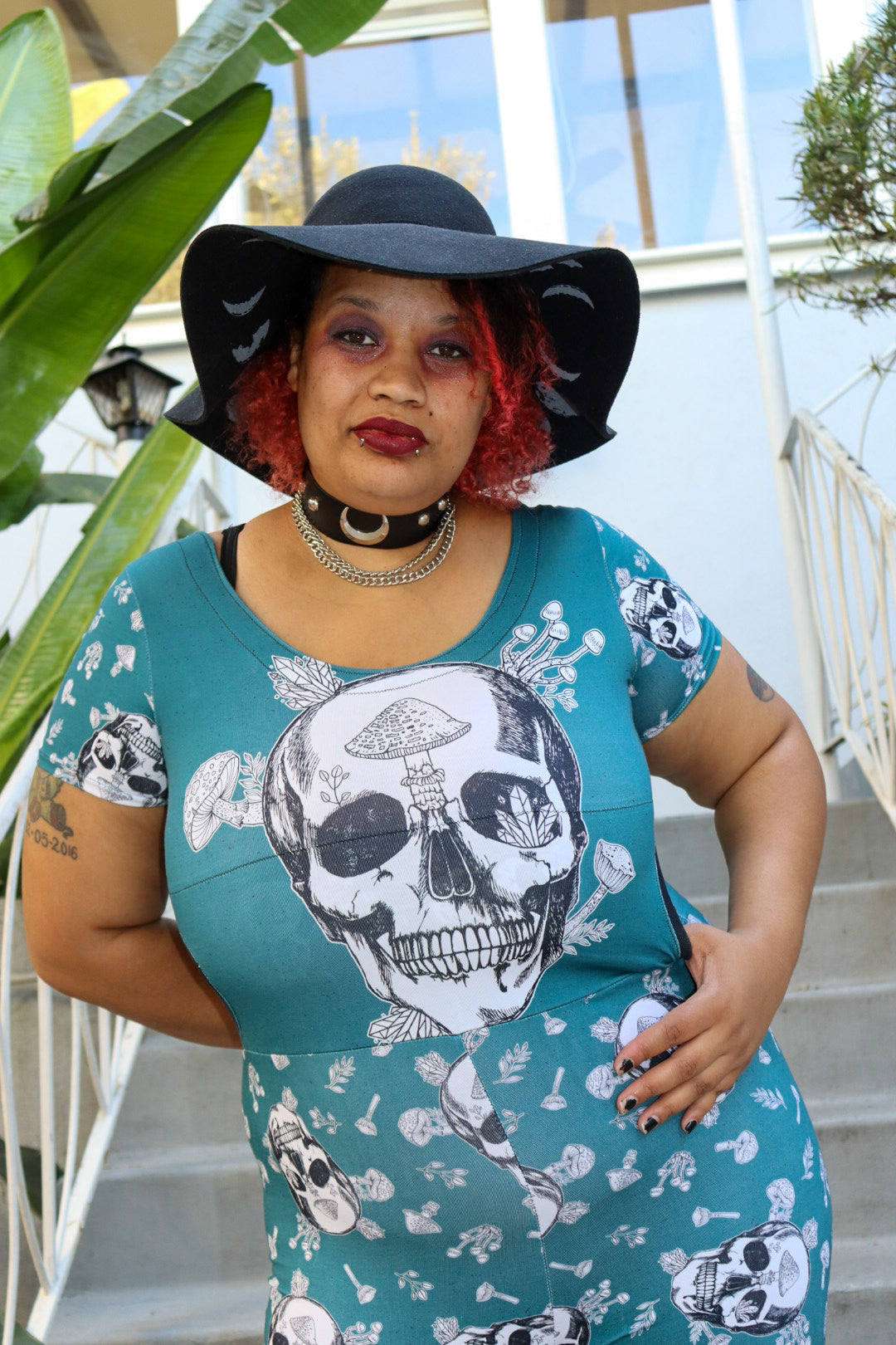 Cotton Lycra Panels - Round OO - Kid & Adult size - Skulls & Mushroom, Magic Forest, Wilderness & Hedgehog panels Retail Fabric