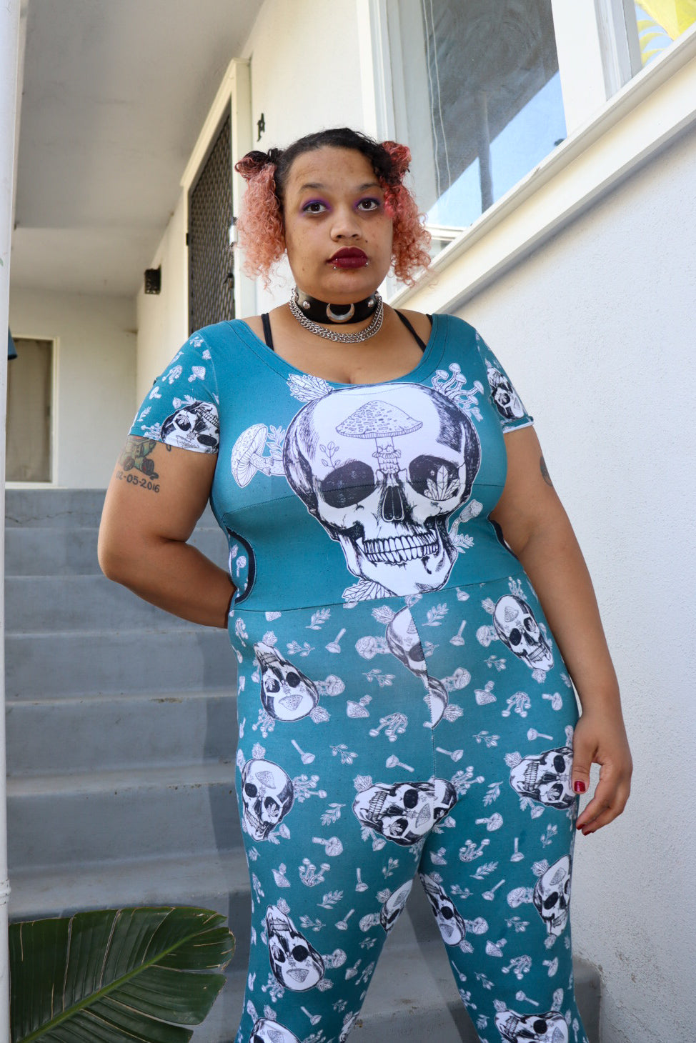 Cotton Lycra Panels - Round OO - Kid & Adult size - Skulls & Mushroom, Magic Forest, Wilderness & Hedgehog panels Retail Fabric