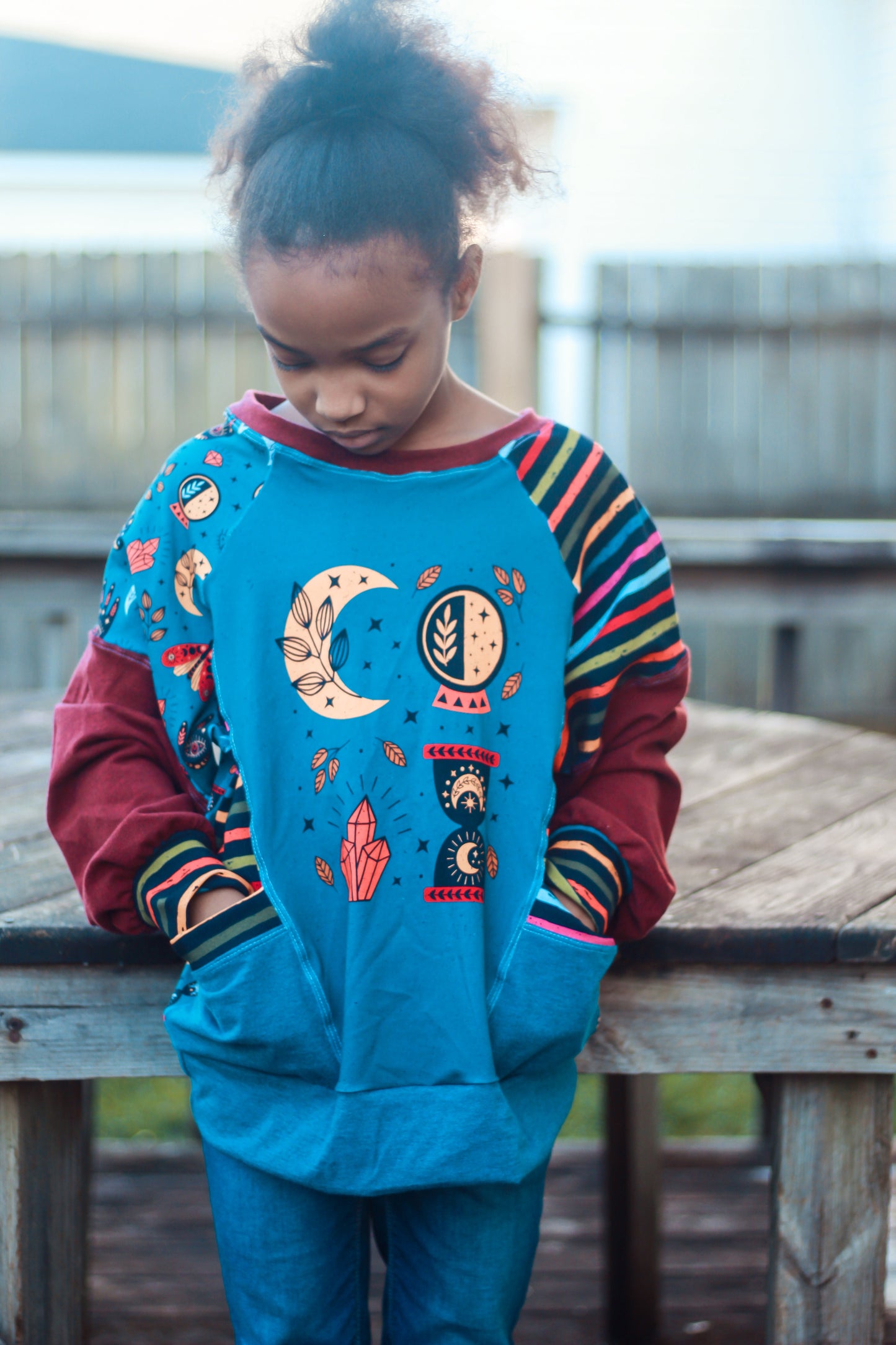 Cotton Lycra Panels - Round OO - Kid & Adult size - Skulls & Mushroom, Magic Forest, Wilderness & Hedgehog panels Retail Fabric