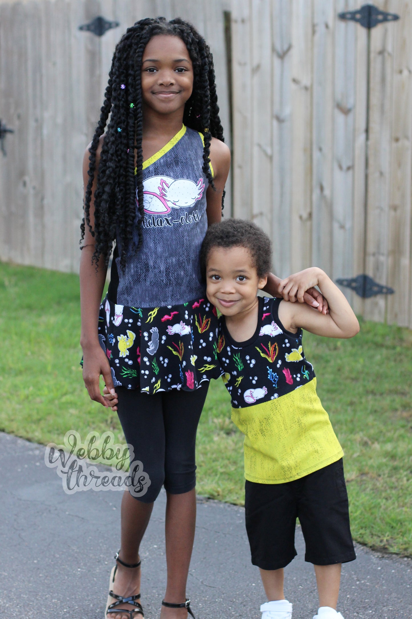 Round BB - Cotton Lycra Panels for Stem Kids & Axolotls - Retail