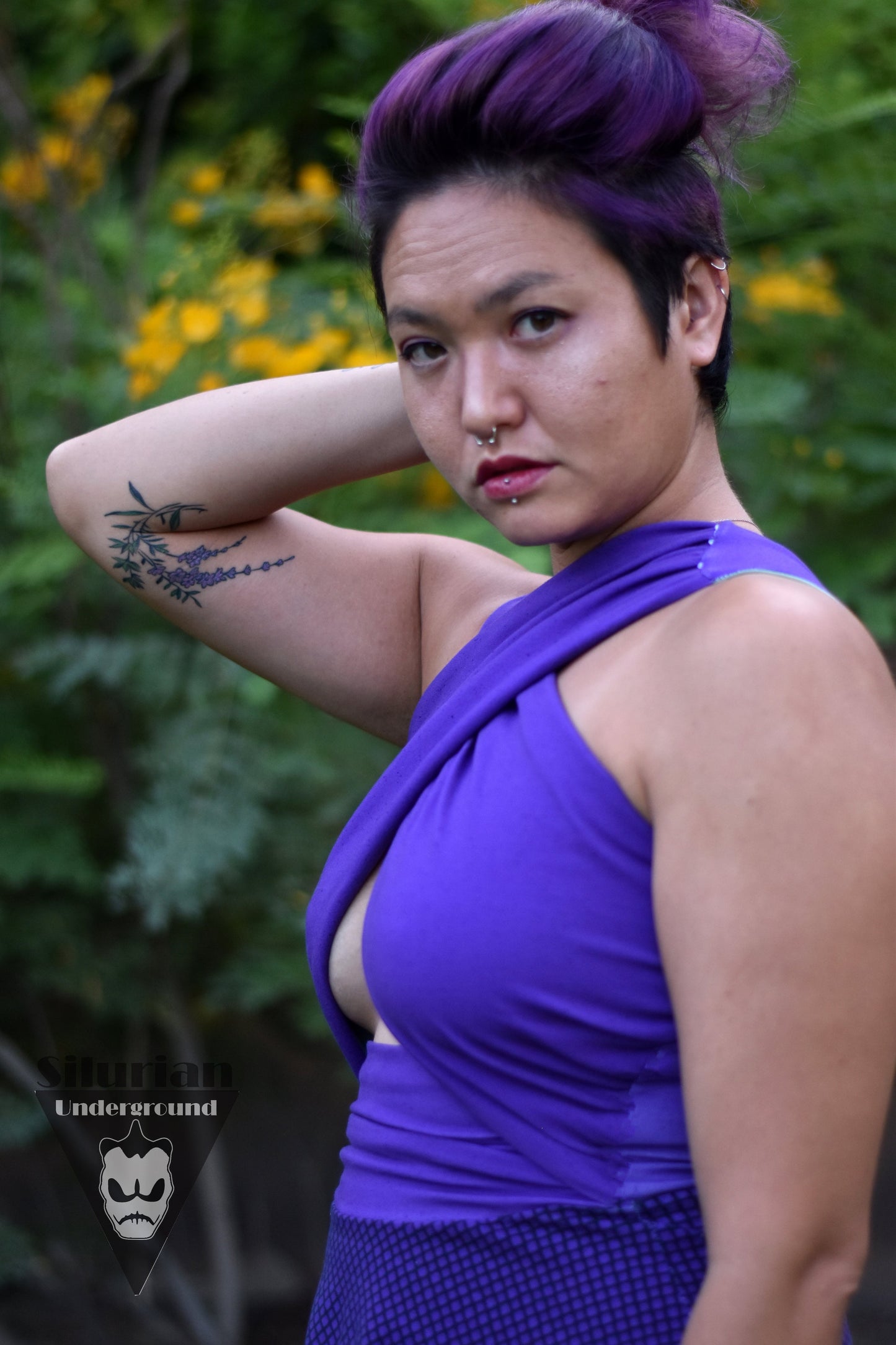 Cotton Lycra - Gritty Zombies and Solids - Retail Fabric