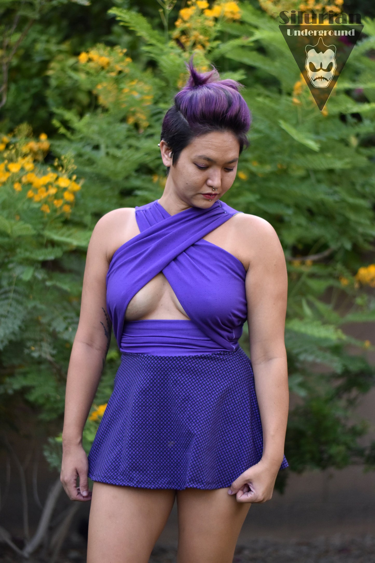 Cotton Lycra - Gritty Zombies and Solids - Retail Fabric