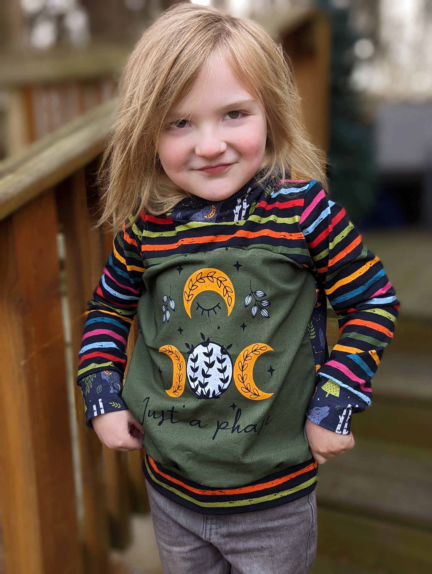 Cotton Lycra Panels - Round OO - Kid & Adult size - Skulls & Mushroom, Magic Forest, Wilderness & Hedgehog panels Retail Fabric