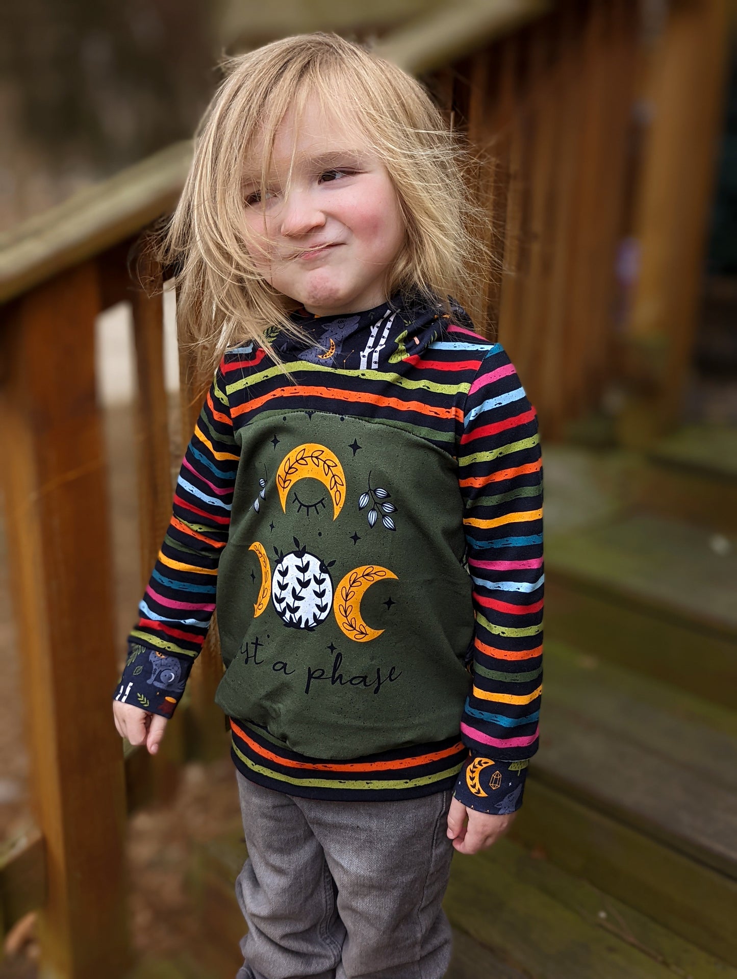 Cotton Lycra Panels - Round OO - Kid & Adult size - Skulls & Mushroom, Magic Forest, Wilderness & Hedgehog panels Retail Fabric