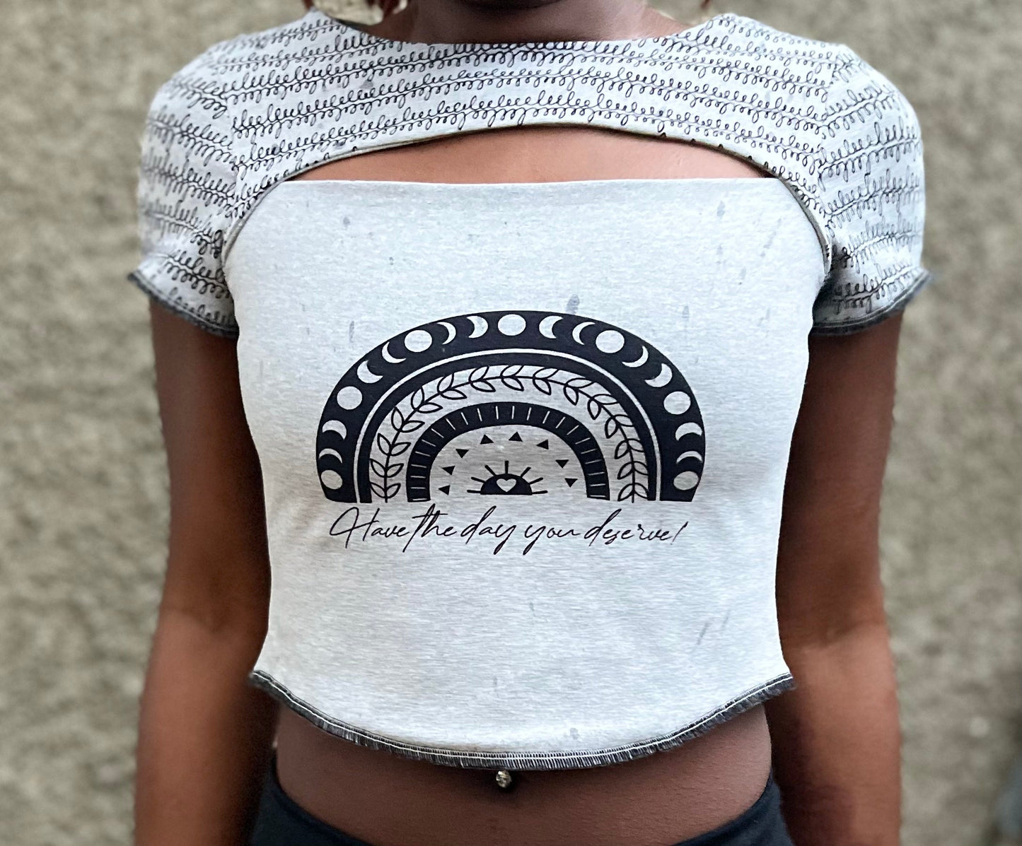 Panels Round UU - RETAIL Heather Gray round - Kid, Adult & Panty Cotton Lycra Fabric Panel