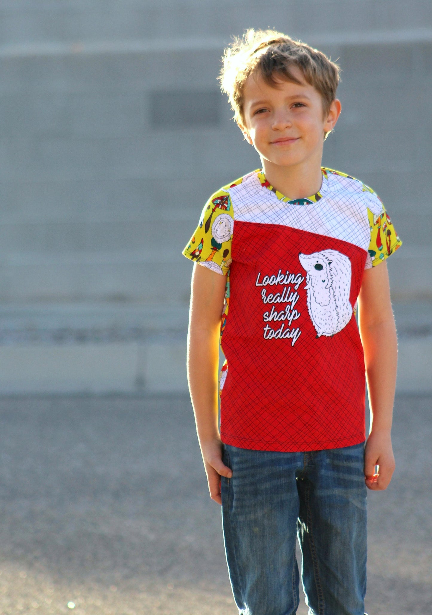 Cotton Lycra Panels - Round OO - Kid & Adult size - Skulls & Mushroom, Magic Forest, Wilderness & Hedgehog panels Retail Fabric