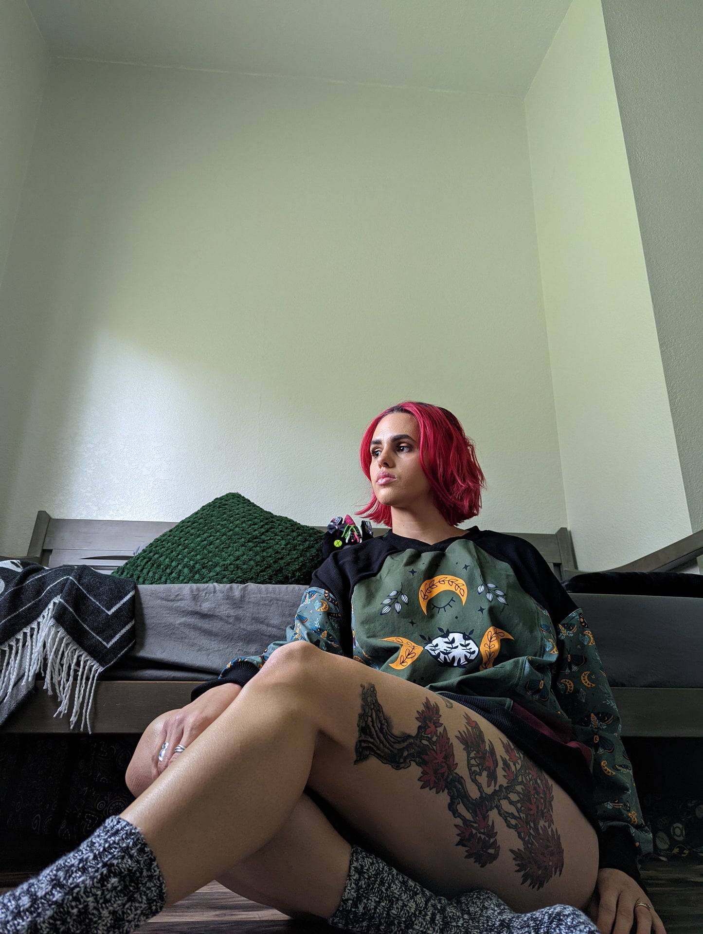 Cotton Lycra Panels - Round OO - Kid & Adult size - Skulls & Mushroom, Magic Forest, Wilderness & Hedgehog panels Retail Fabric