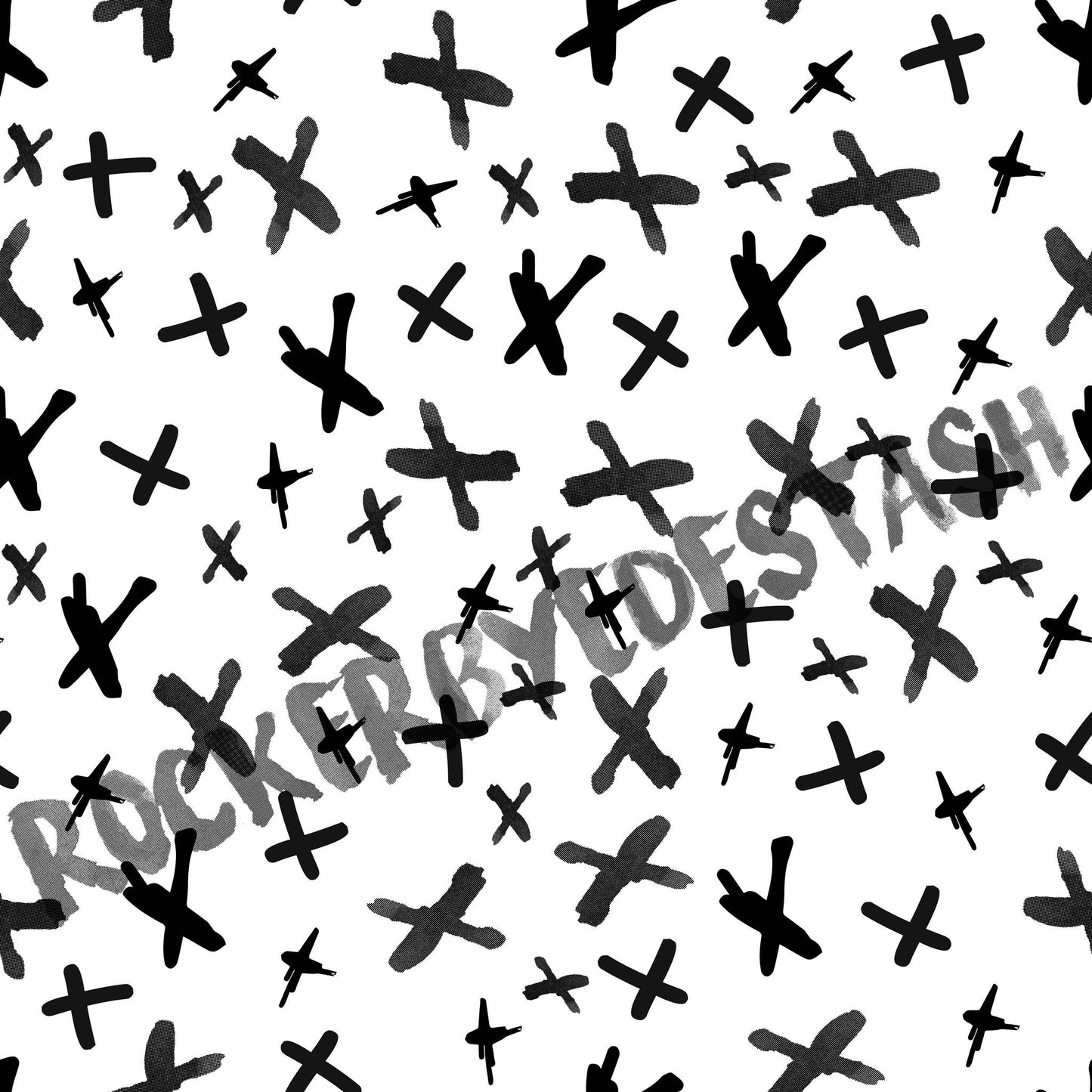 Cotton Lycra ACCENT fabric prints - retail - 1 yard per quantity Coordinate designs Black and white