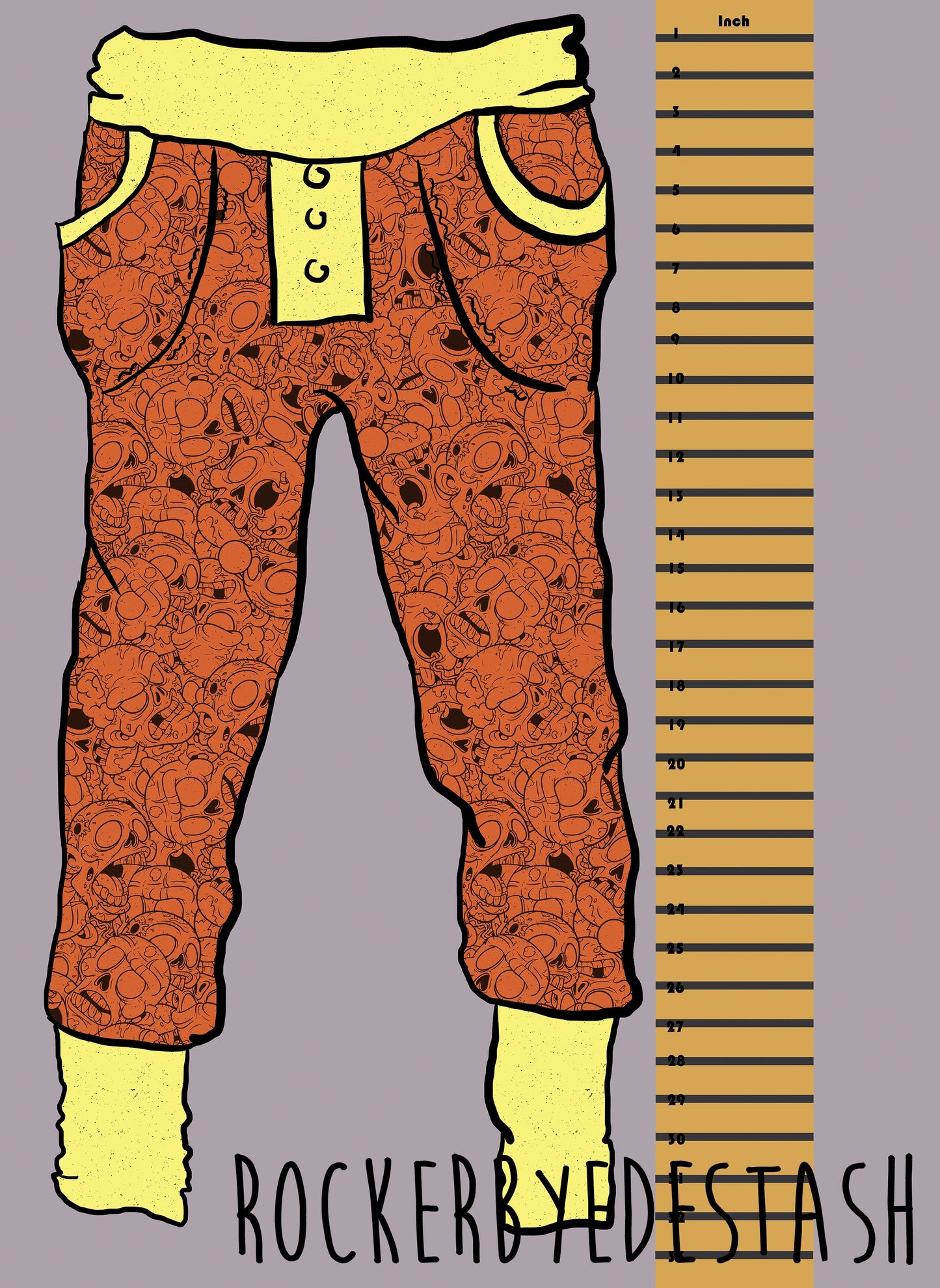 Cotton Lycra - Gritty Zombies and Solids - Retail Fabric