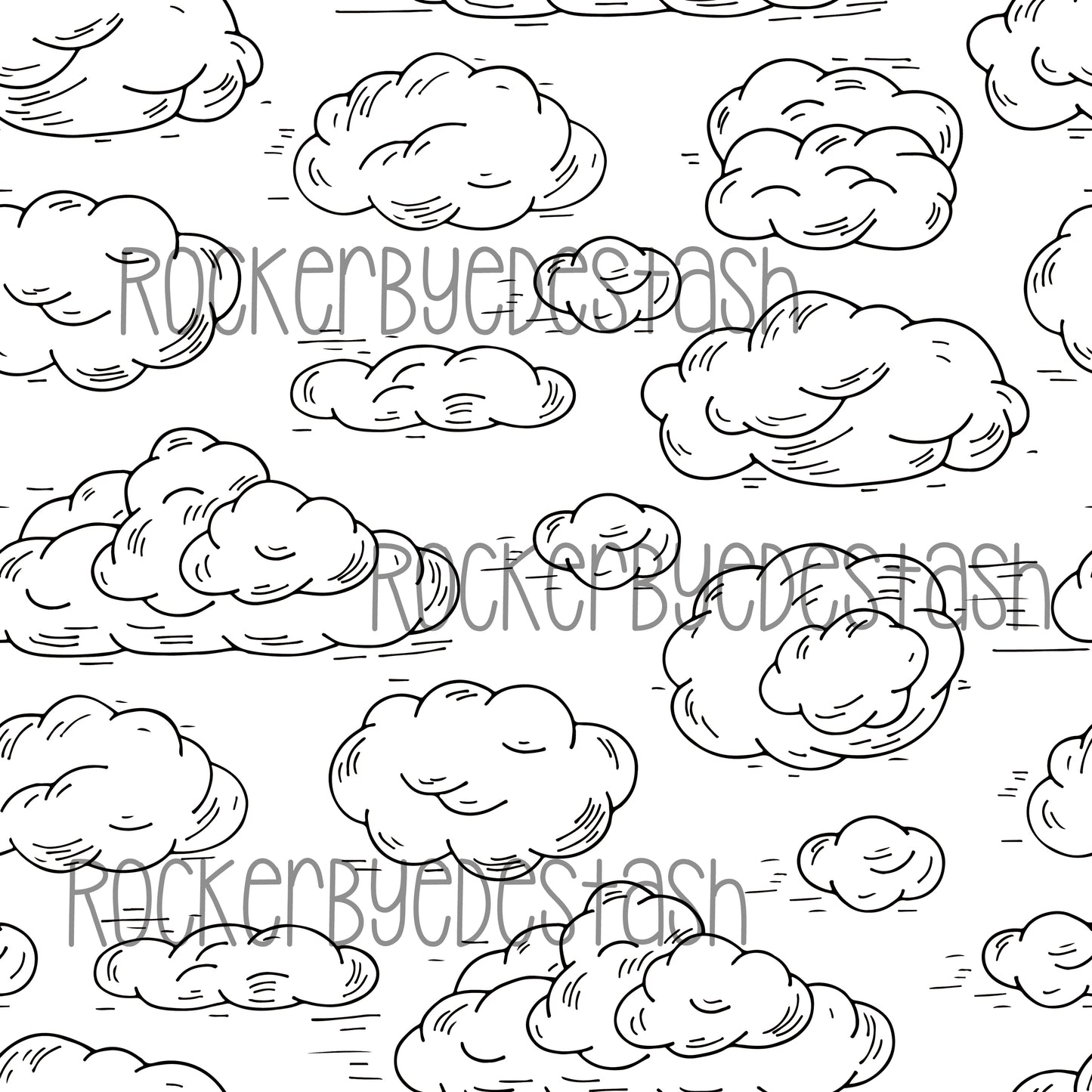 Cotton Lycra ACCENT fabric prints - retail - 1 yard per quantity Coordinate designs Black and white