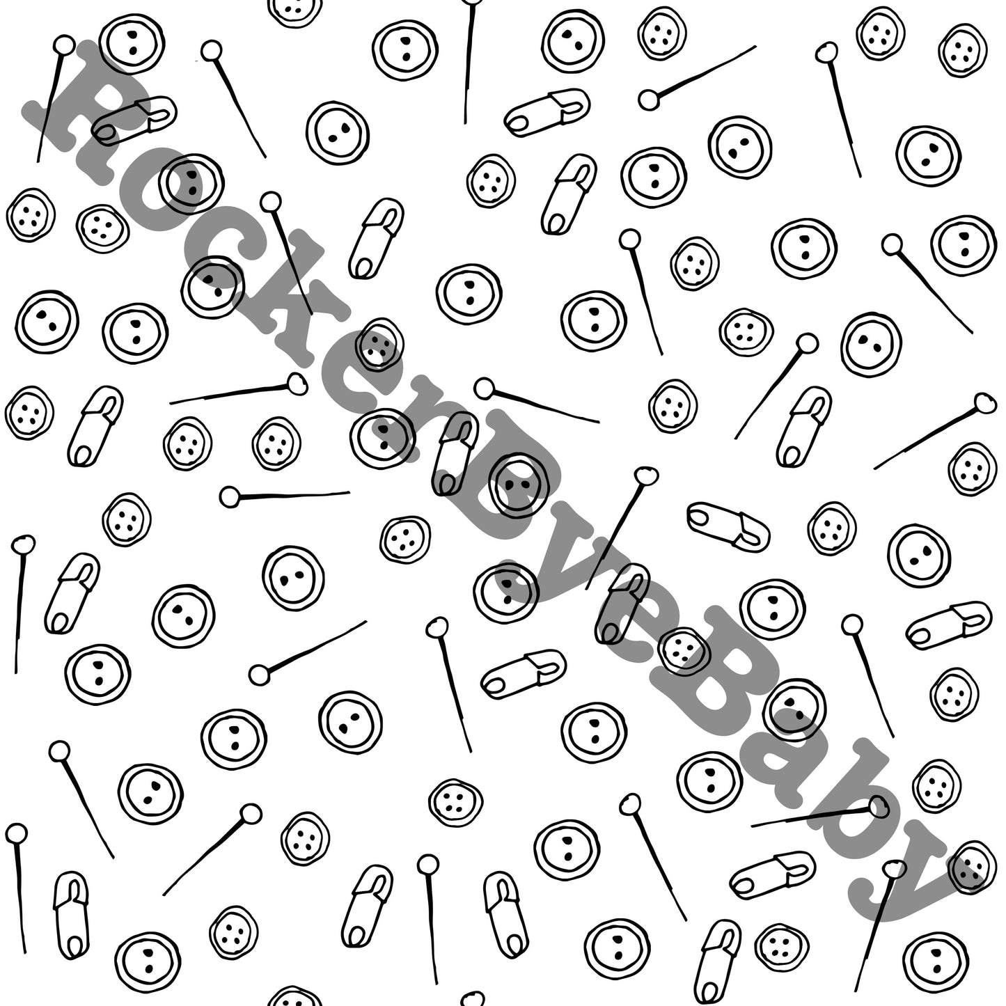 Cotton Lycra ACCENT fabric prints - retail - 1 yard per quantity Coordinate designs Black and white