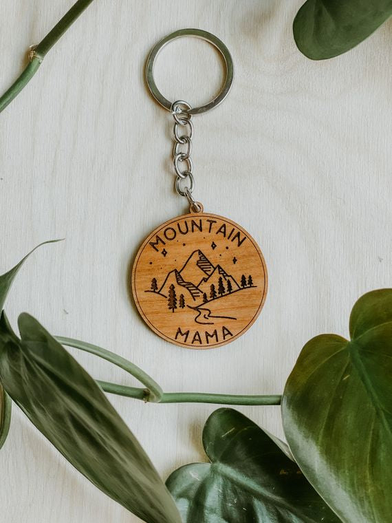 Mountain Mama Keychain by Knotted - gift