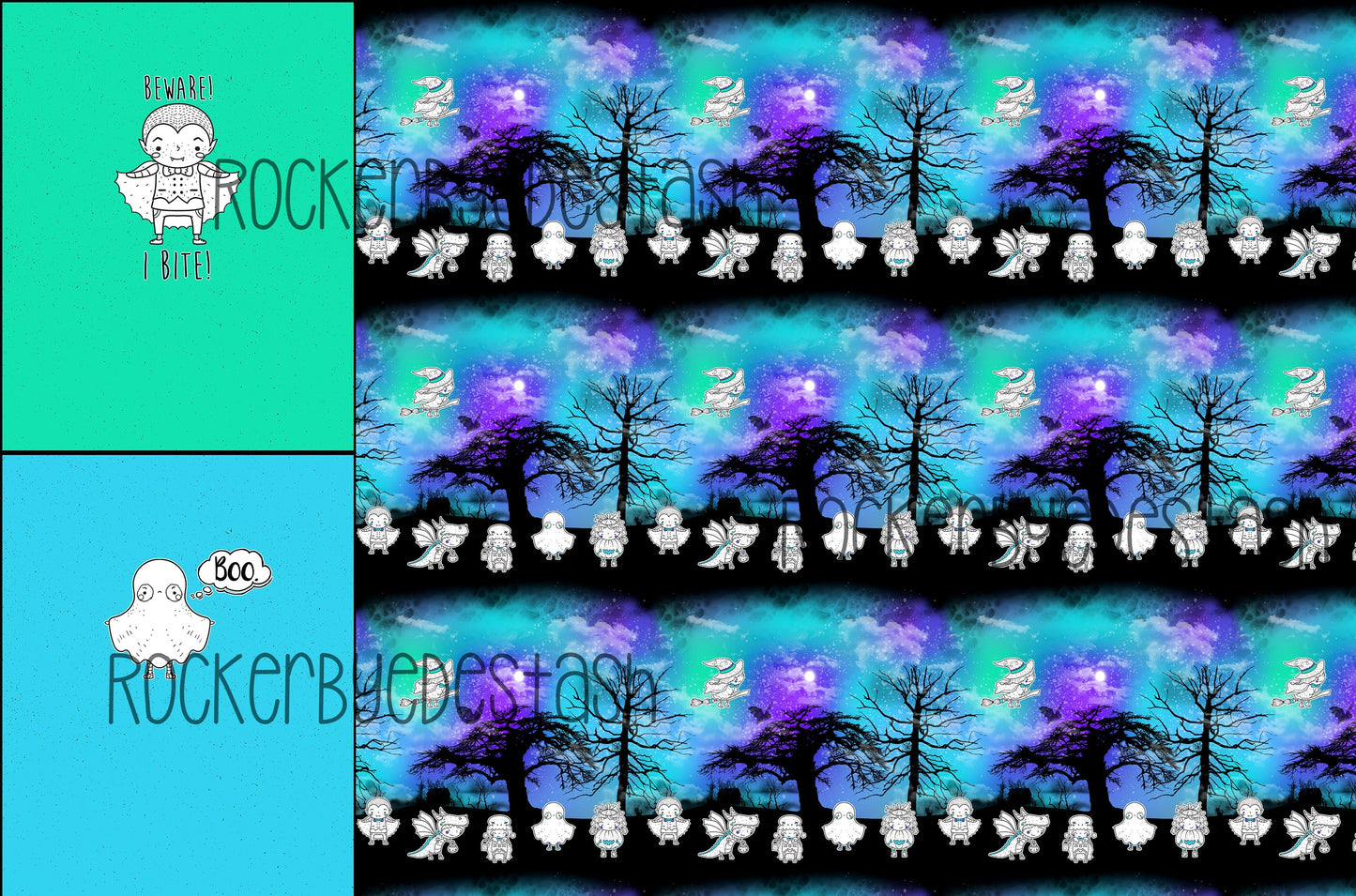Minky - Round SS Halloween Patriarchy Retail Fabric Round