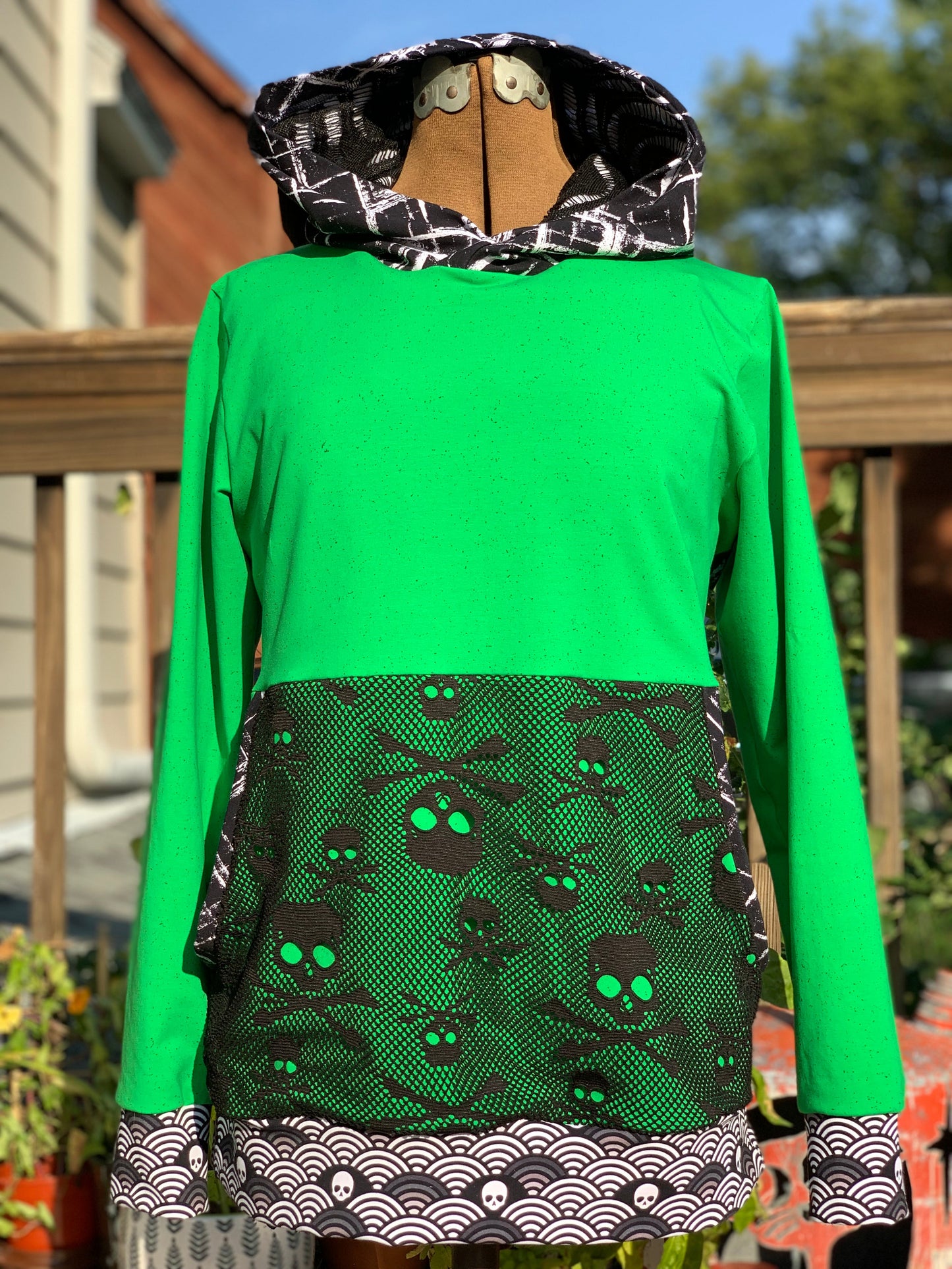 Cotton Lycra - Gritty Zombies and Solids - Retail Fabric