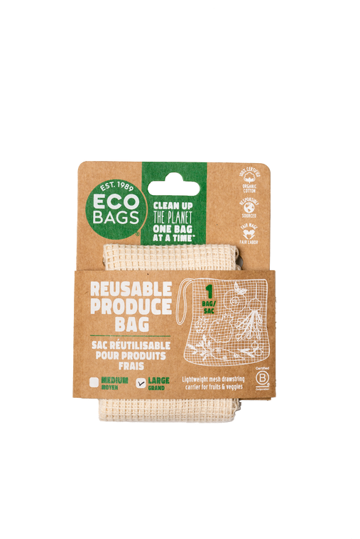 ECOBAGS Organic Mesh Produce Bag / Sack - Large by Eco-Bags Products, Inc.