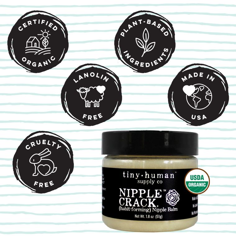 Nipple Crack Organic Nipple Balm 1.8oz