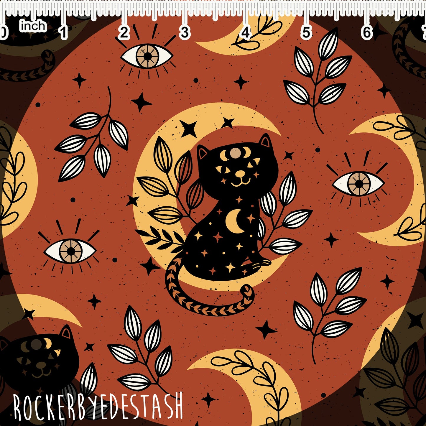 Athletic Sport Lycra - Round SS Halloween Patriarchy Retail Fabric Round