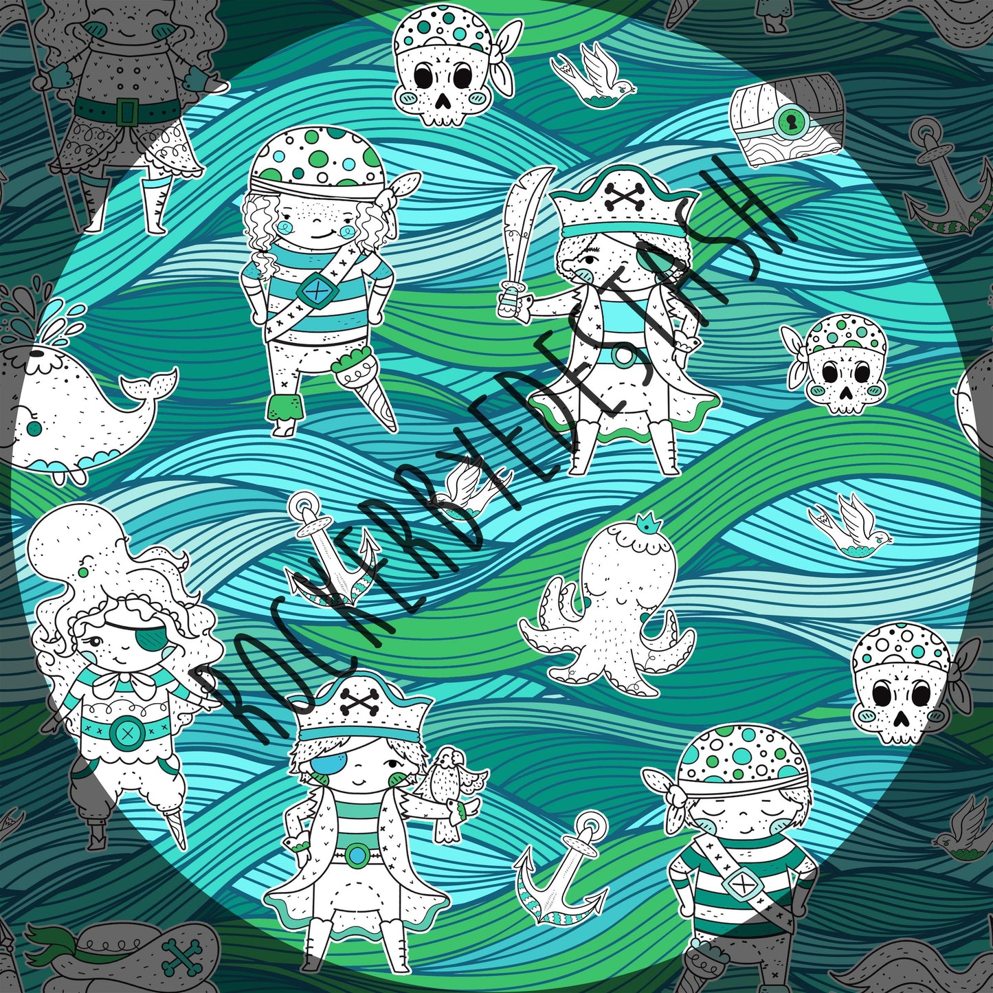 Cotton Double Gauze Fabric - Retail Fabric - Round II All main prints listed here. Zombies, Zodiac, Pirates, Sewing & Axolotls