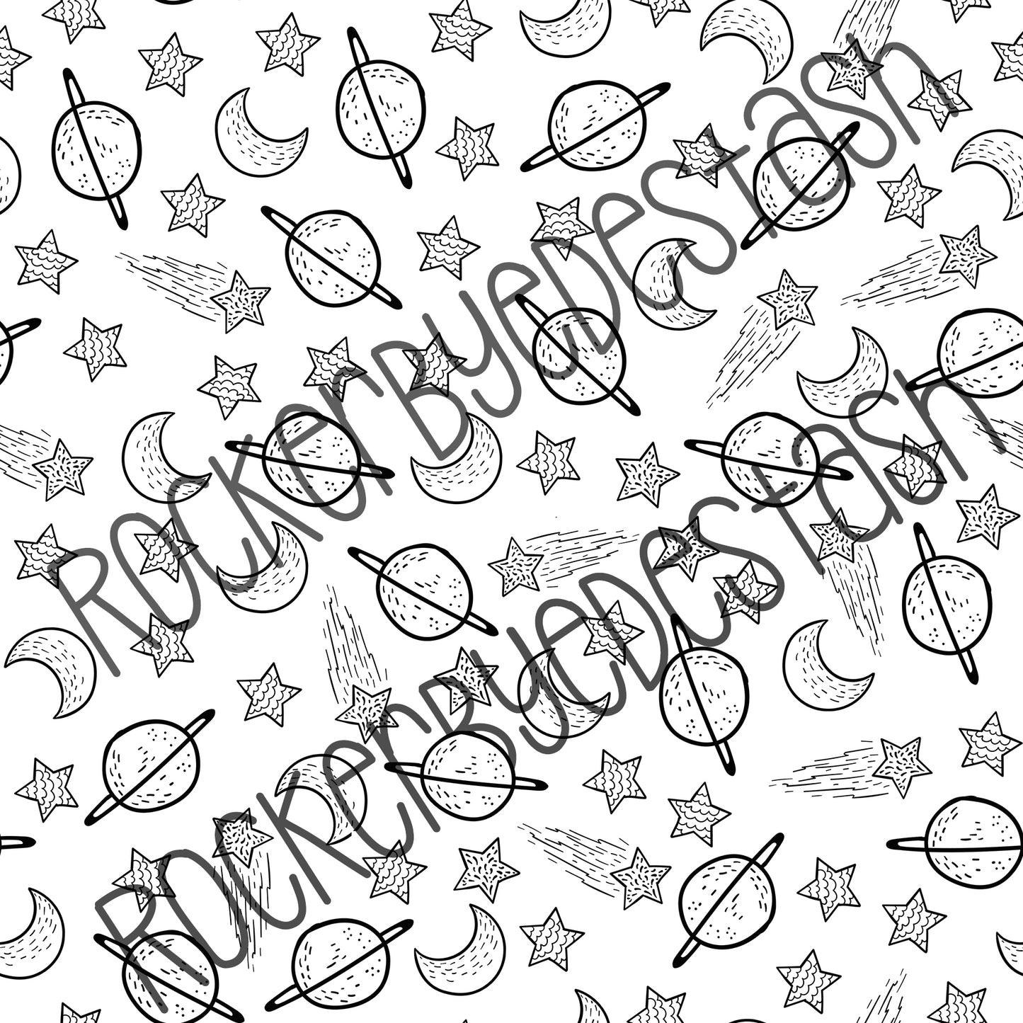 Cotton Lycra ACCENT fabric prints - retail - 1 yard per quantity Coordinate designs Black and white