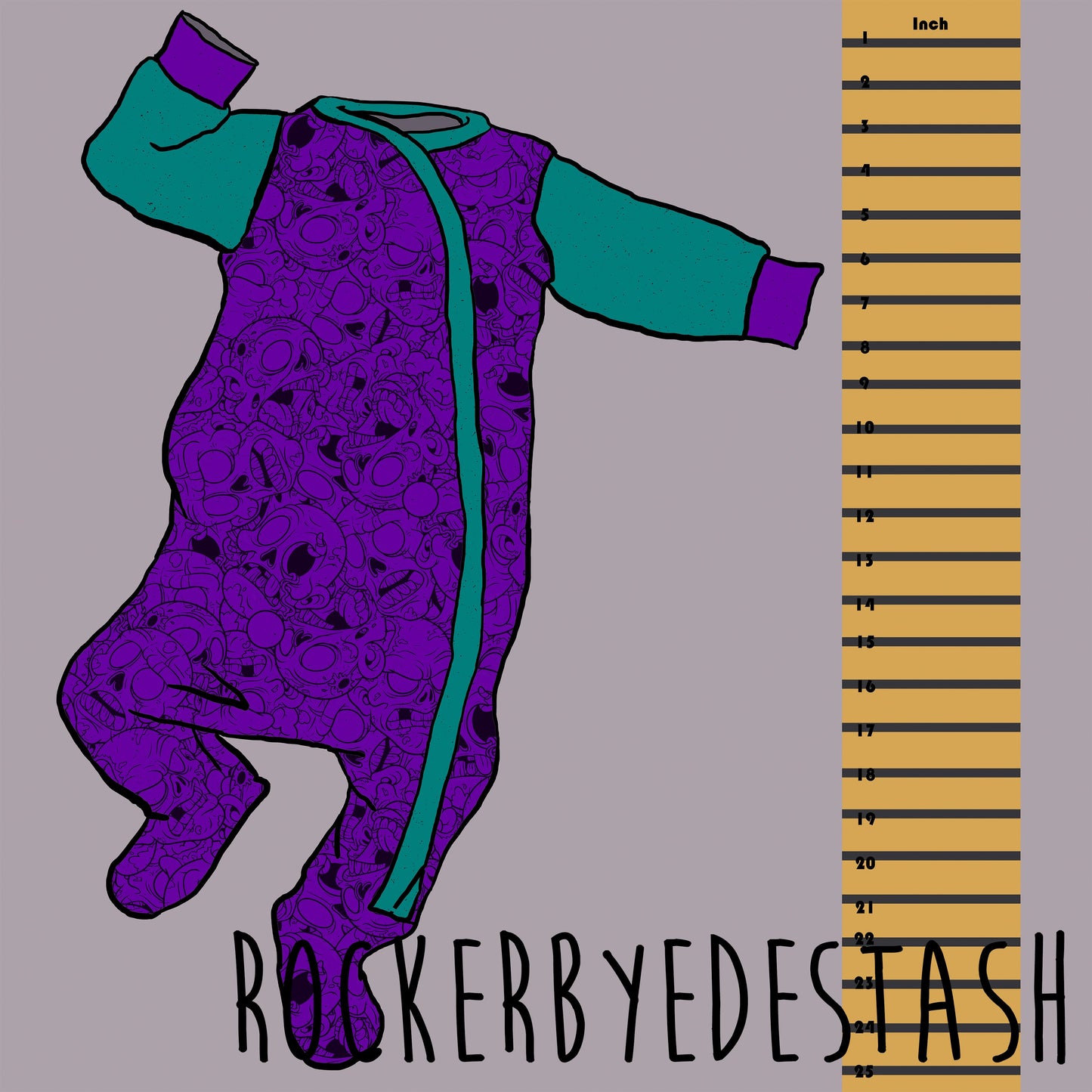 Cotton Lycra - Gritty Zombies and Solids - Retail Fabric