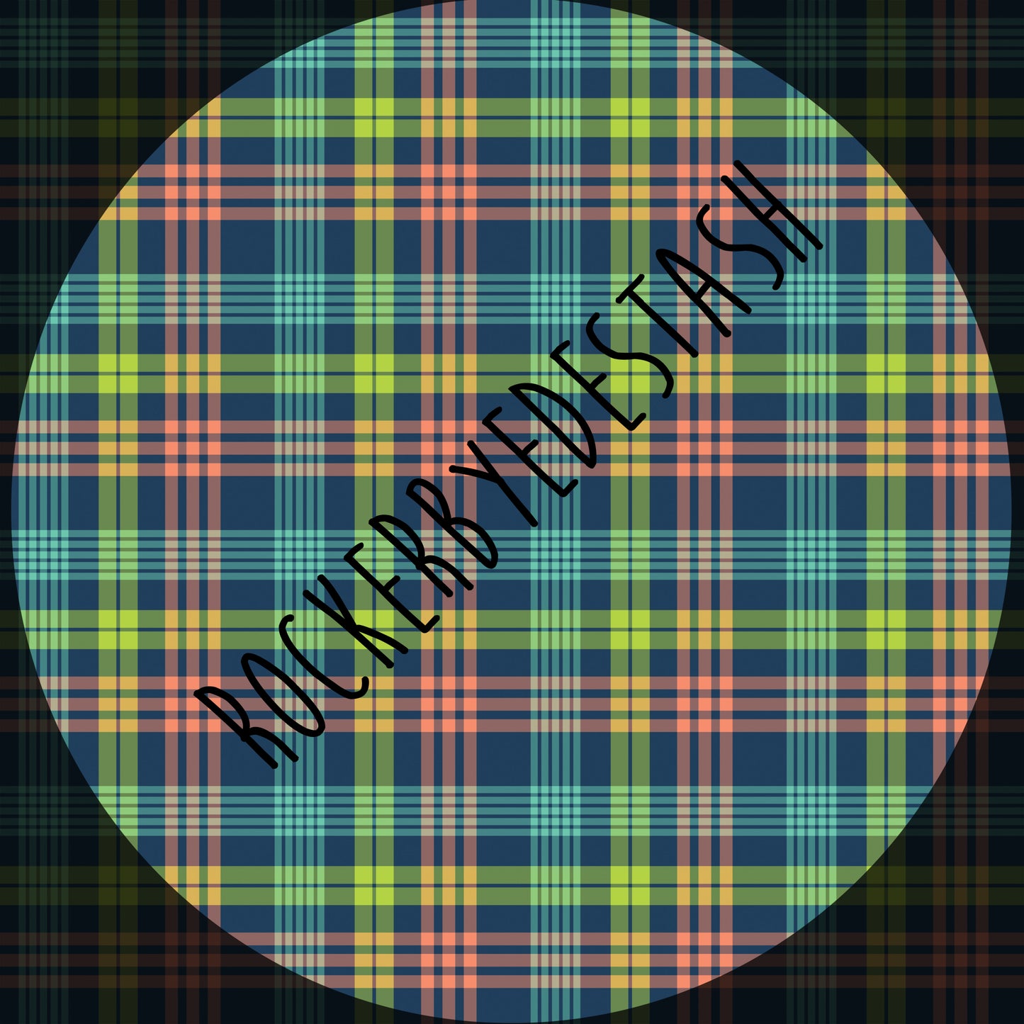 Round MM - Flash Plaid Fabric - Athletic Sport Lycra - Retail all choices here