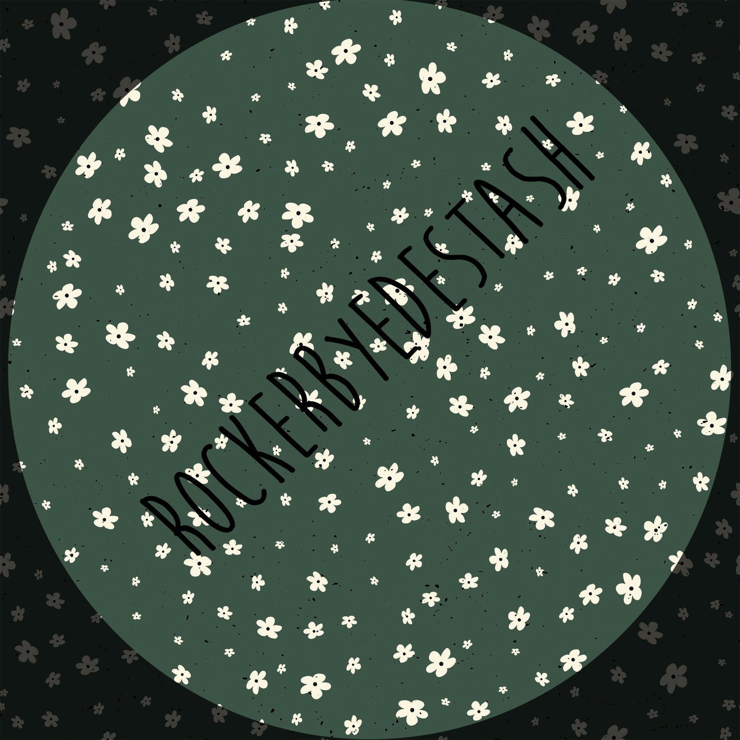 Minky - Retail Fabric Round PP - Spring Skeletons with Succulent and Monstera Skull rerun
