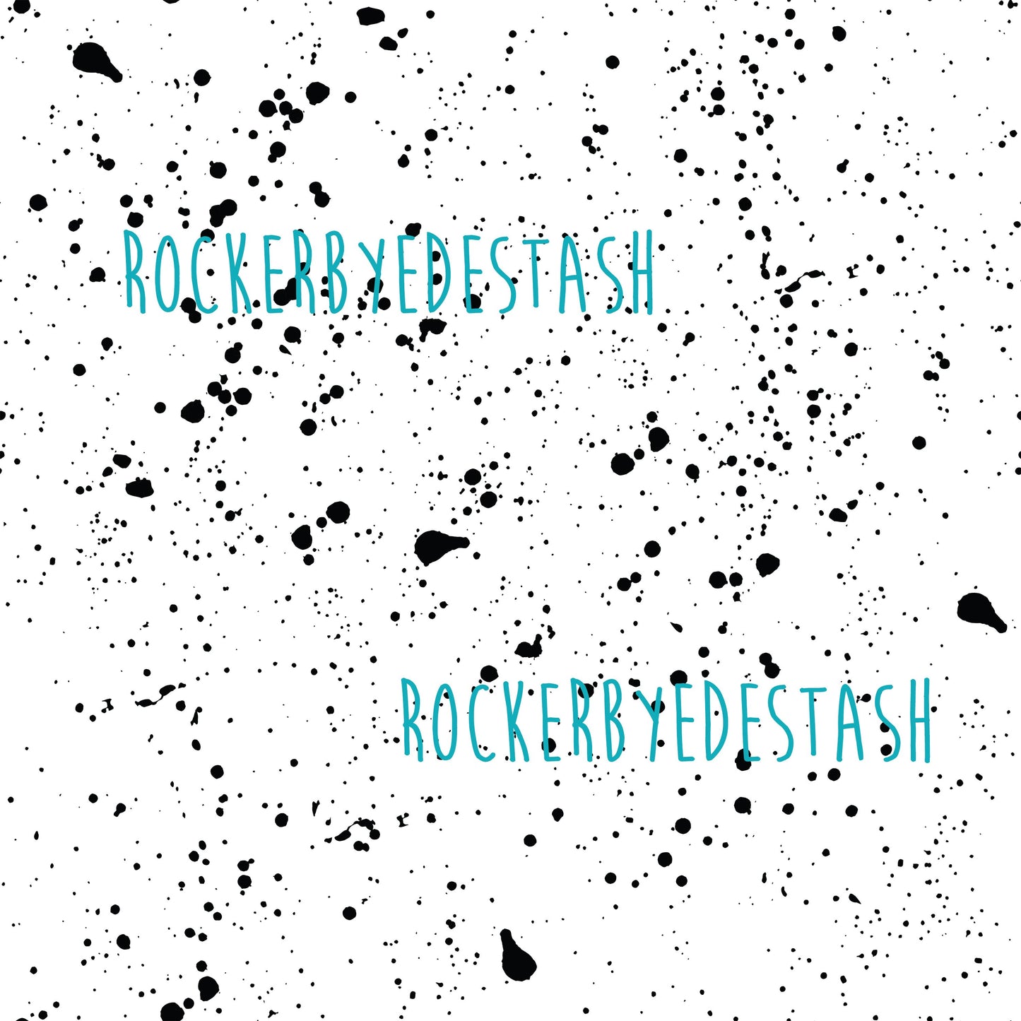 Cotton Lycra ACCENT fabric prints - retail - 1 yard per quantity Coordinate designs Black and white