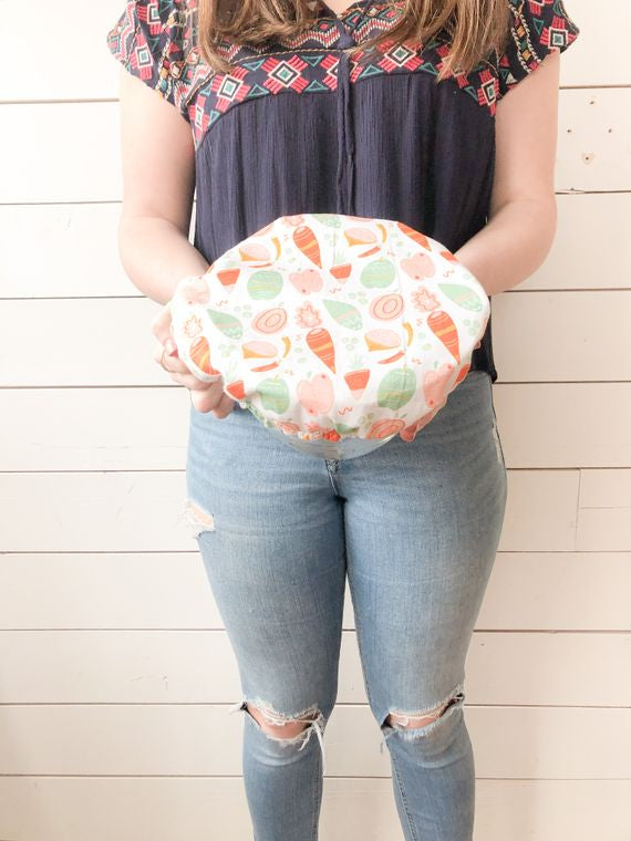 7.5" Bowl Cover by Doe A Deer - handmade reusable gift